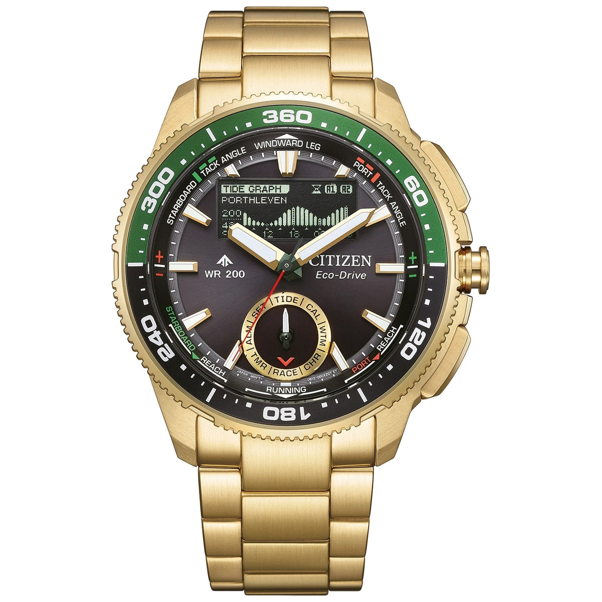 Montre Citizen JV3002-51E Wave Tracker Eco-Drive 42.4mm Noir Homme