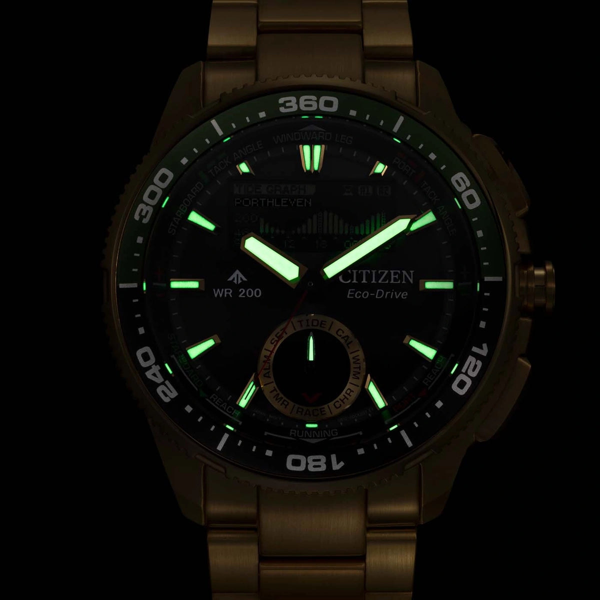Reloj Citizen JV3002-51E Promaster Wave Tracker Eco-Drive 42.4mm Negro Hombre