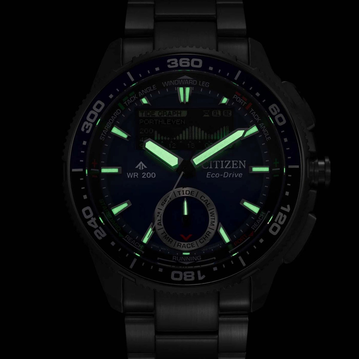 Orologio Citizen JV3006-50L Promaster Wave Tracker Eco-Drive 42.4mm Blu Uomo