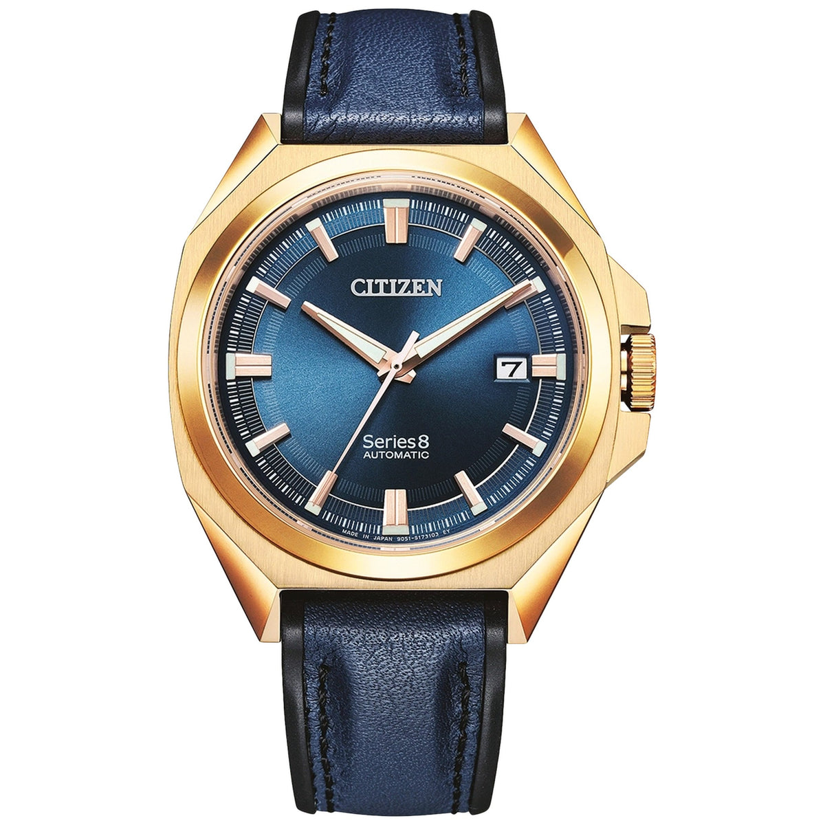 Montre Citizen NB6012-18L Series 8 Automatique 40mm Bleu Homme