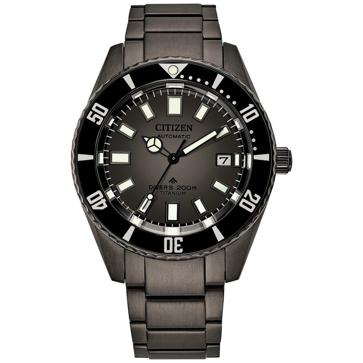 Montre Citizen NB6025-59H Automatique 41mm Super Titanium Noir Homme