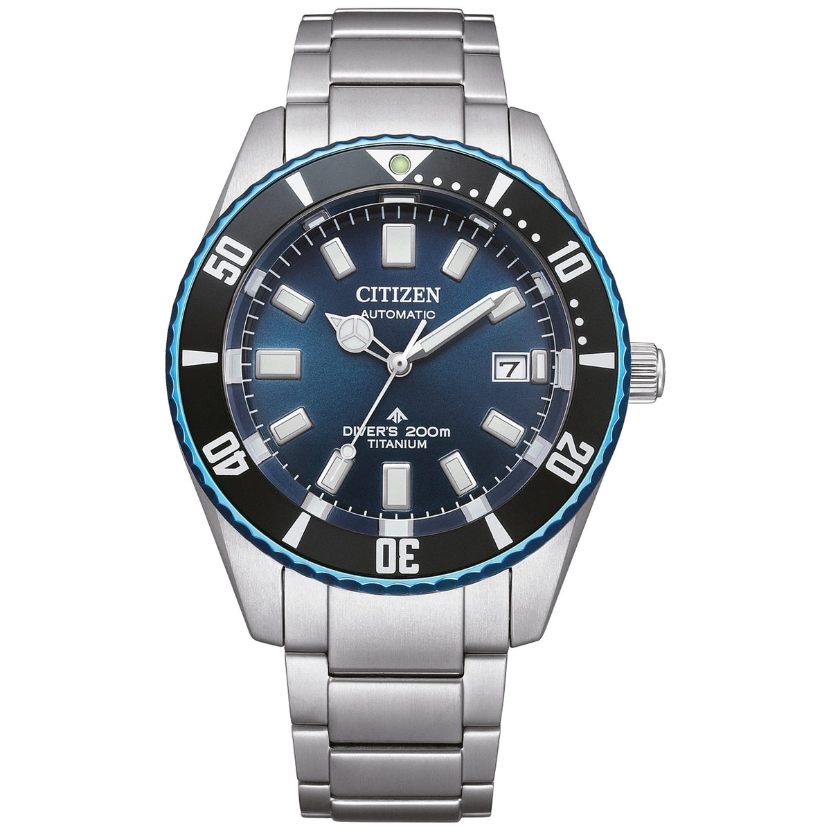 Montre Citizen NB6026-56L Marine Édition Limitée Automatique 41mm Super Titanium Bleu Homme