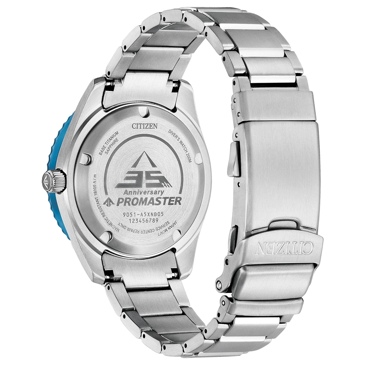 Montre Citizen NB6026-56L Marine Édition Limitée Automatique 41mm Super Titanium Bleu Homme