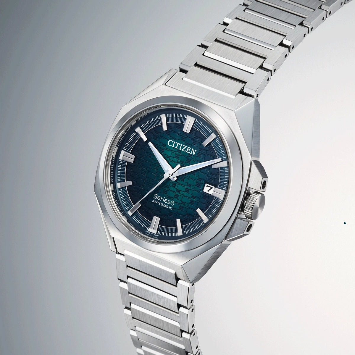 Relógio Citizen NB6050-51W Series 8 Automático Verde Homem