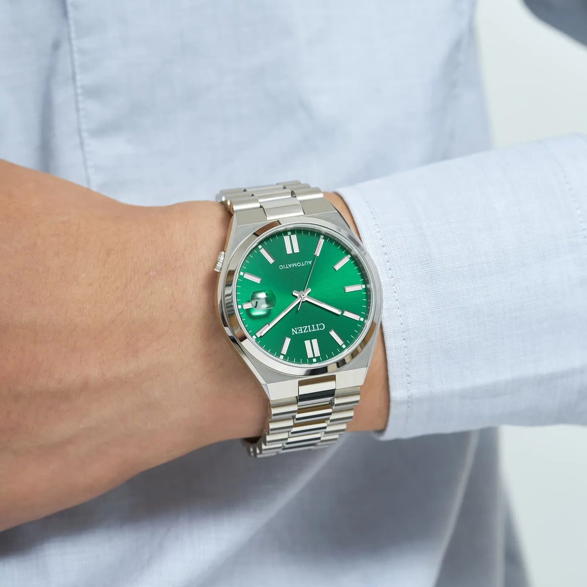 Montre Citizen NJ0150-81X Tsuyosa Automatique 40mm Vert Homme