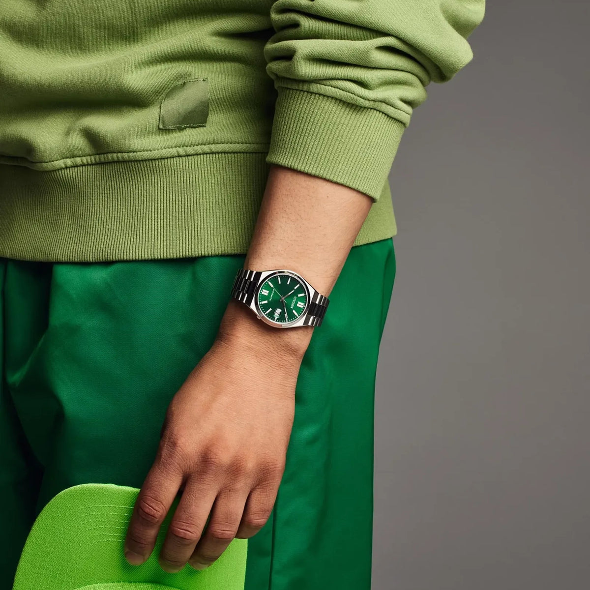 Reloj Citizen NJ0150-81X Tsuyosa Automático 40mm Verde Hombre