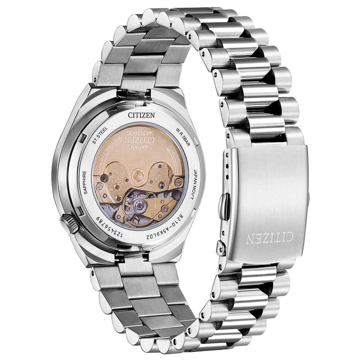 Reloj Citizen Tsuyosa NJ0159-86Z Automático 40mm Salmón Hombre