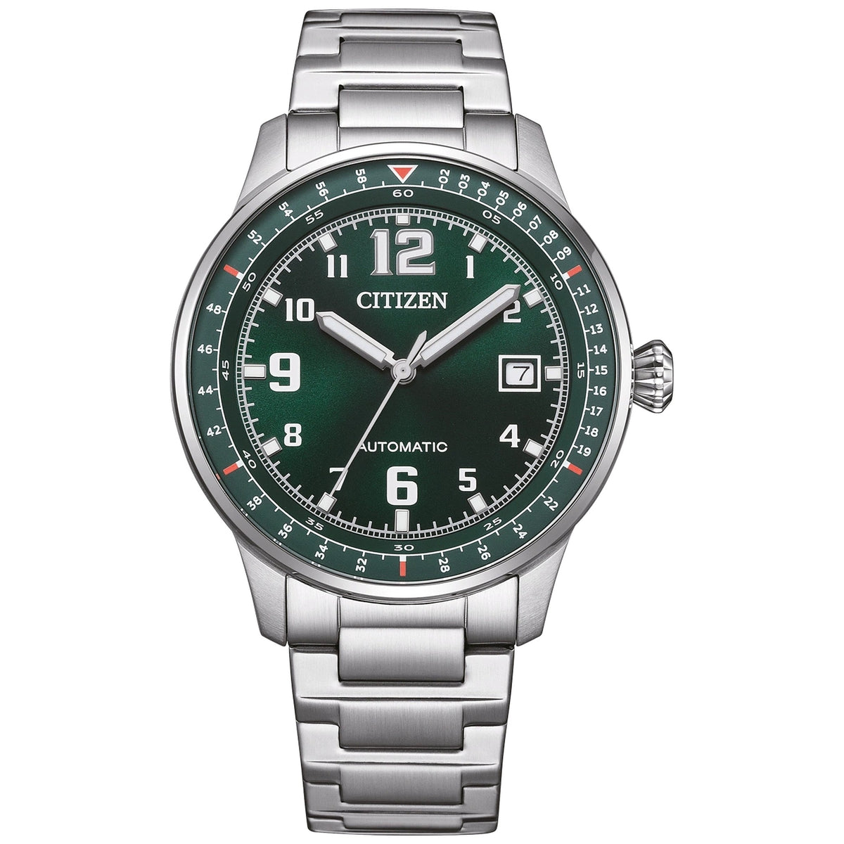 Montre Citizen NJ0190-51X Automatique 40mm Vert Homme