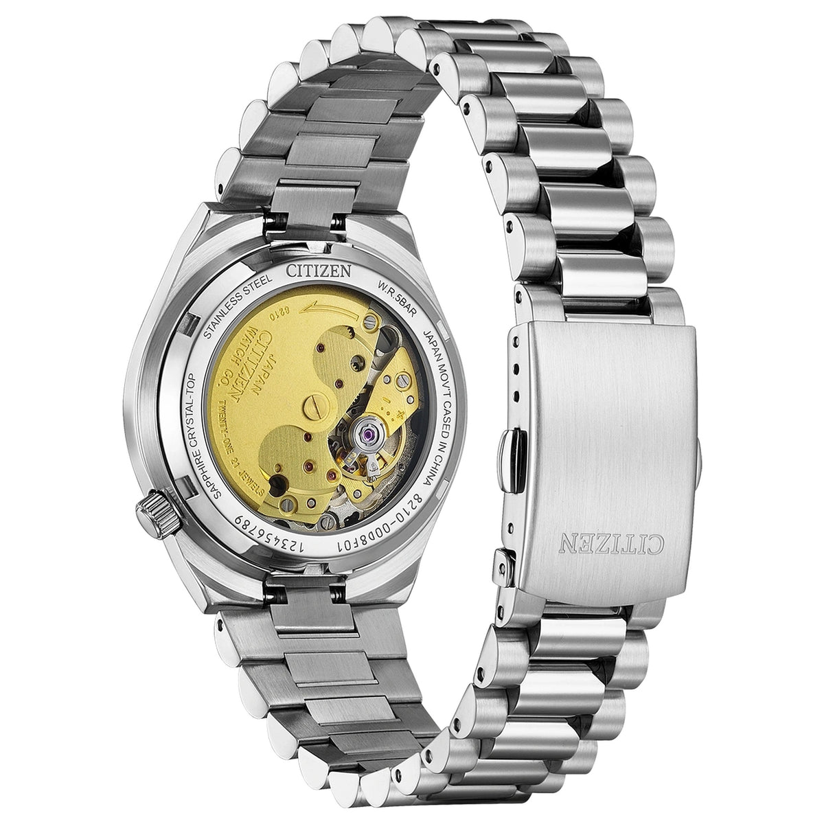 Citizen NJ0200-50W Tsuyosa Automatikuhr 37mm Violett Unisex