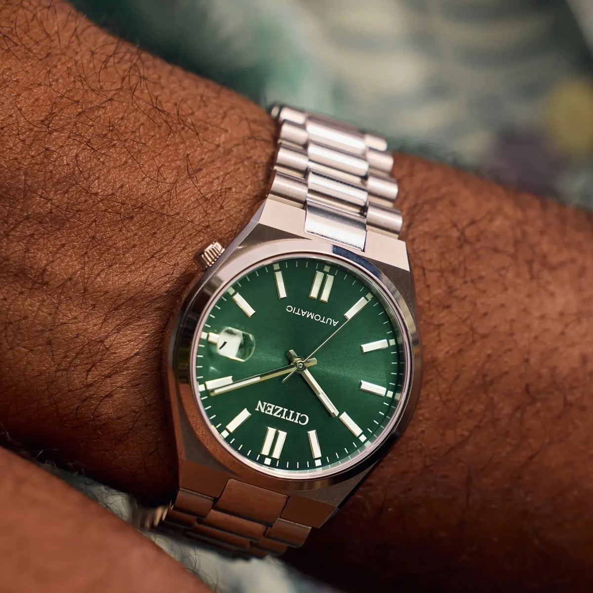 Montre Citizen NJ0200-50X Tsuyosa Automatique 37mm Vert Mixte