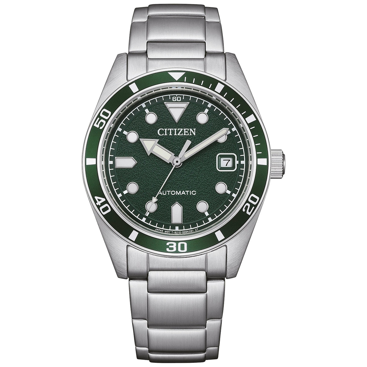 Montre Citizen NJ0220-52X Automatique 38.5mm Vert Homme