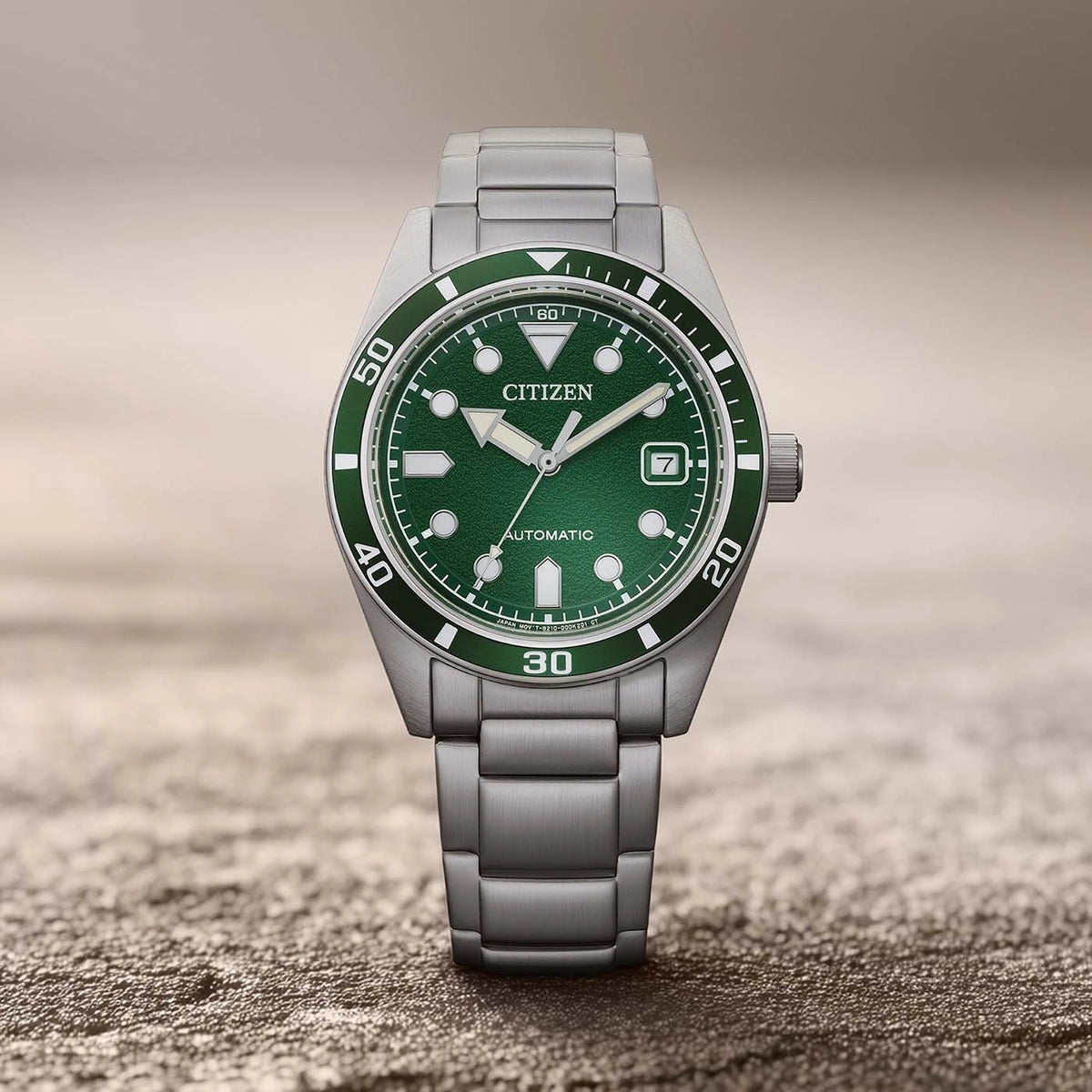Montre Citizen NJ0220-52X Automatique 38.5mm Vert Homme