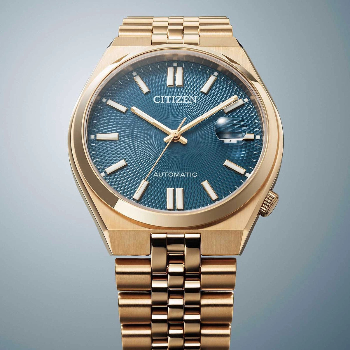 Citizen NK0023-57L Tsuyosa 60 Automatik 40mm Blau Herrenuhr