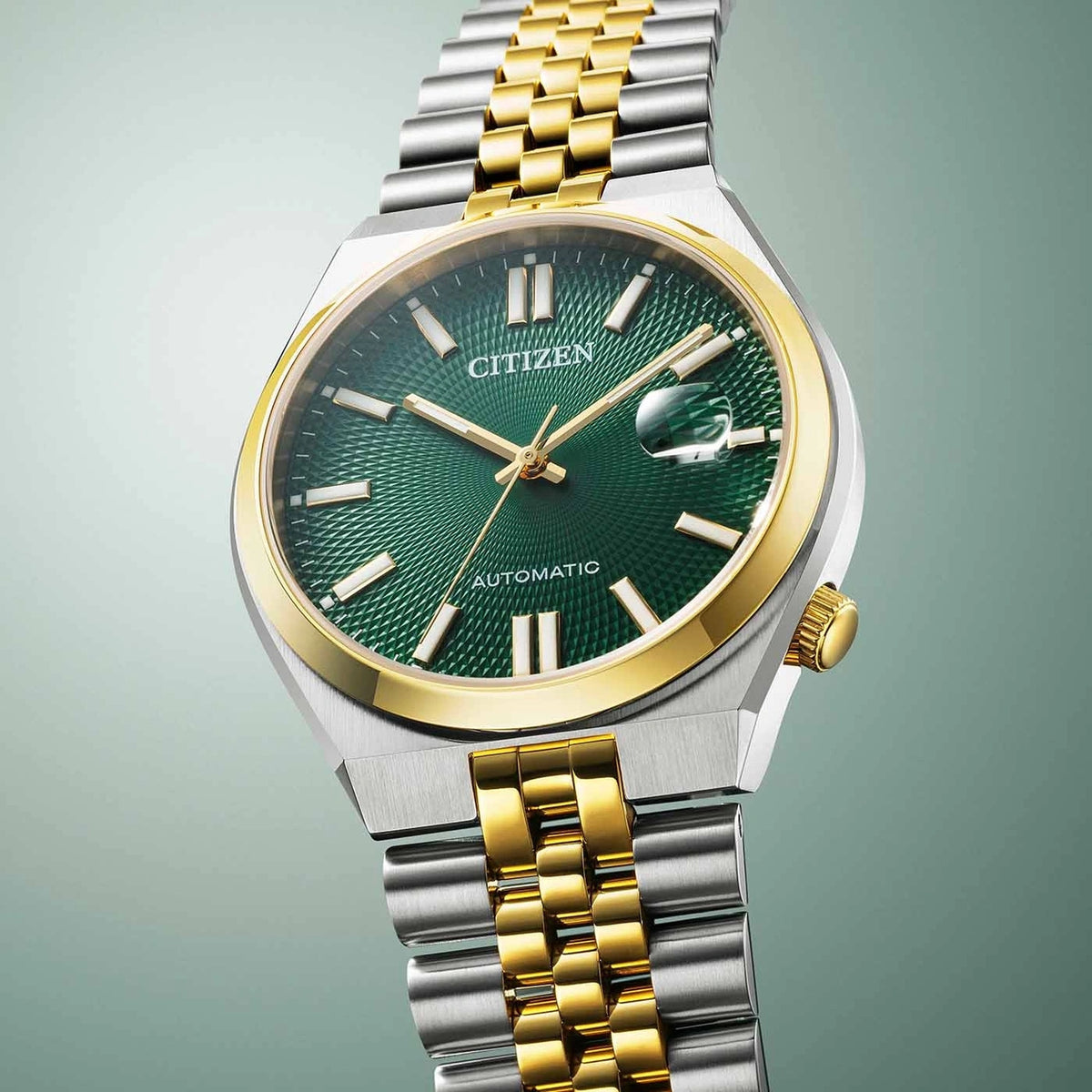 Citizen NK0024-54X Tsuyosa 60 Automatikuhr Herren 40mm Grün