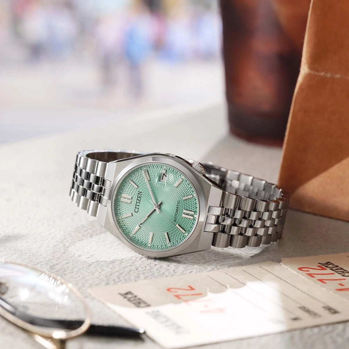 Montre Citizen NK0030-51X Tsuyosa 60 Automatique 37mm Vert Mixte