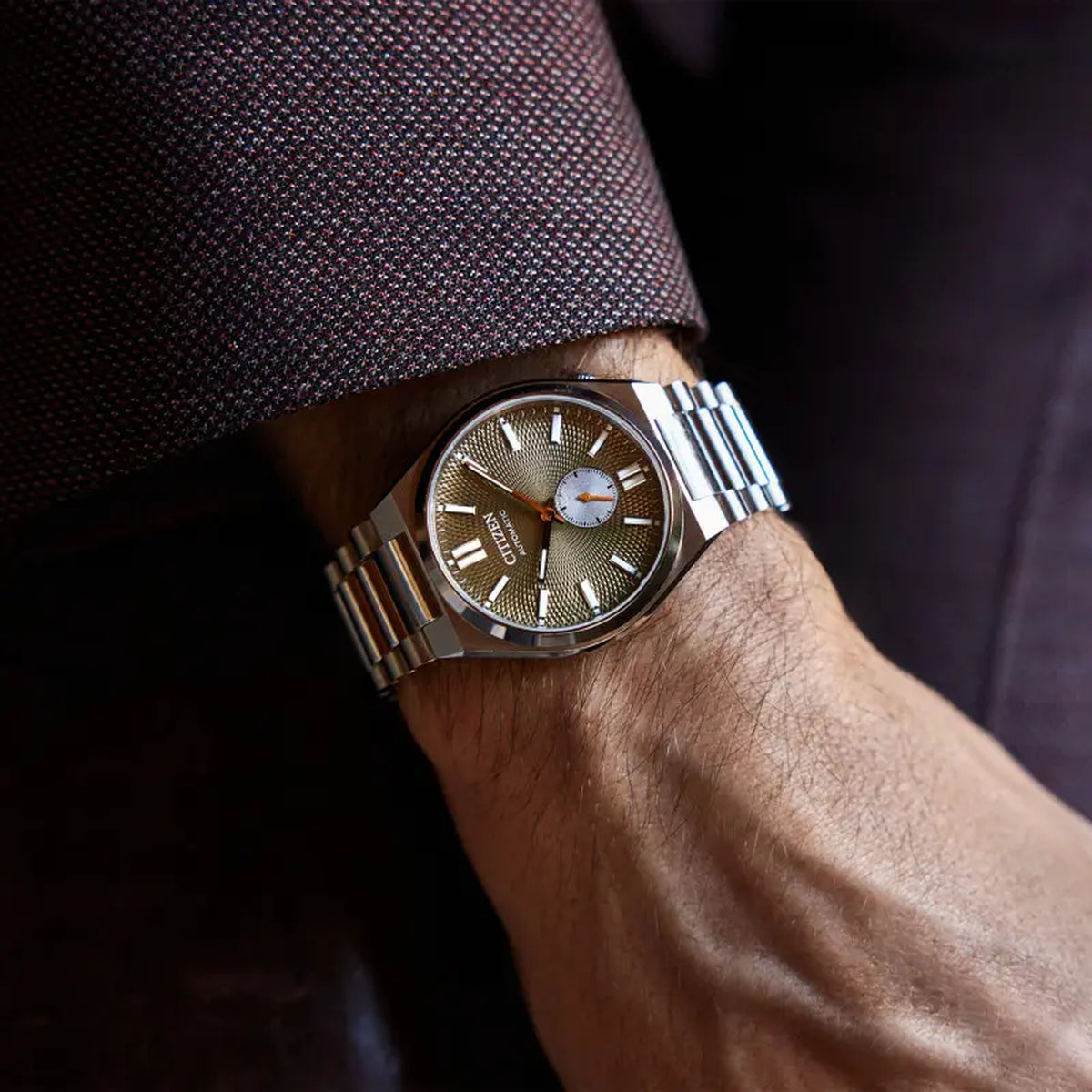 Citizen NK5010-51X Tsuyosa Automatikuhr kleine Sekunde 40mm Grün Herren