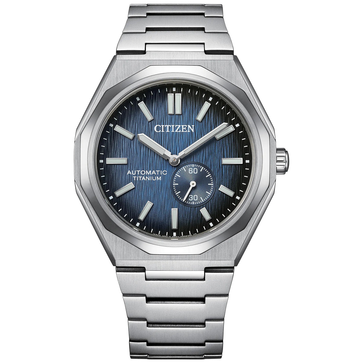 Montre Citizen NK5020-58M Automatique 40.5mm Super Titanium Bleu Homme