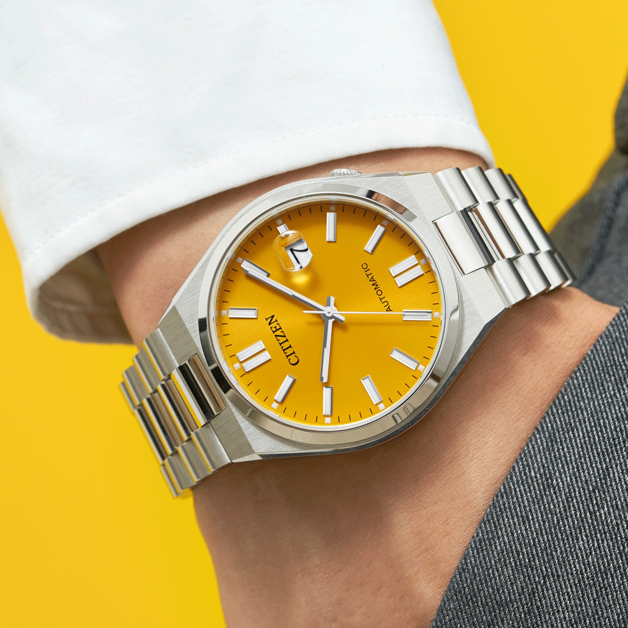 Montre Citizen Tsuyosa Jaune NJ0150-81Z