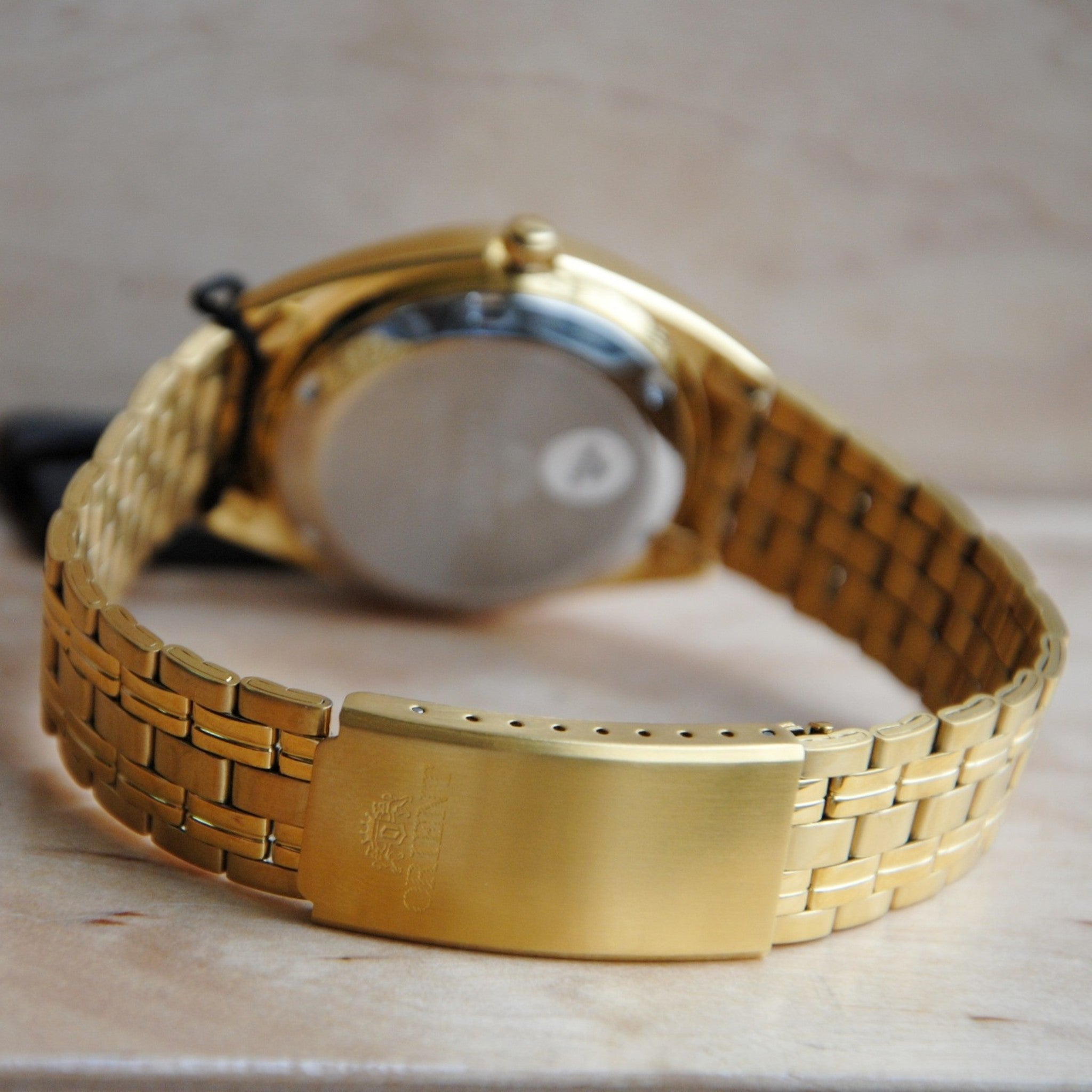 Orient 3 Star FAB00001D9 Automatic Gold Blue Watch