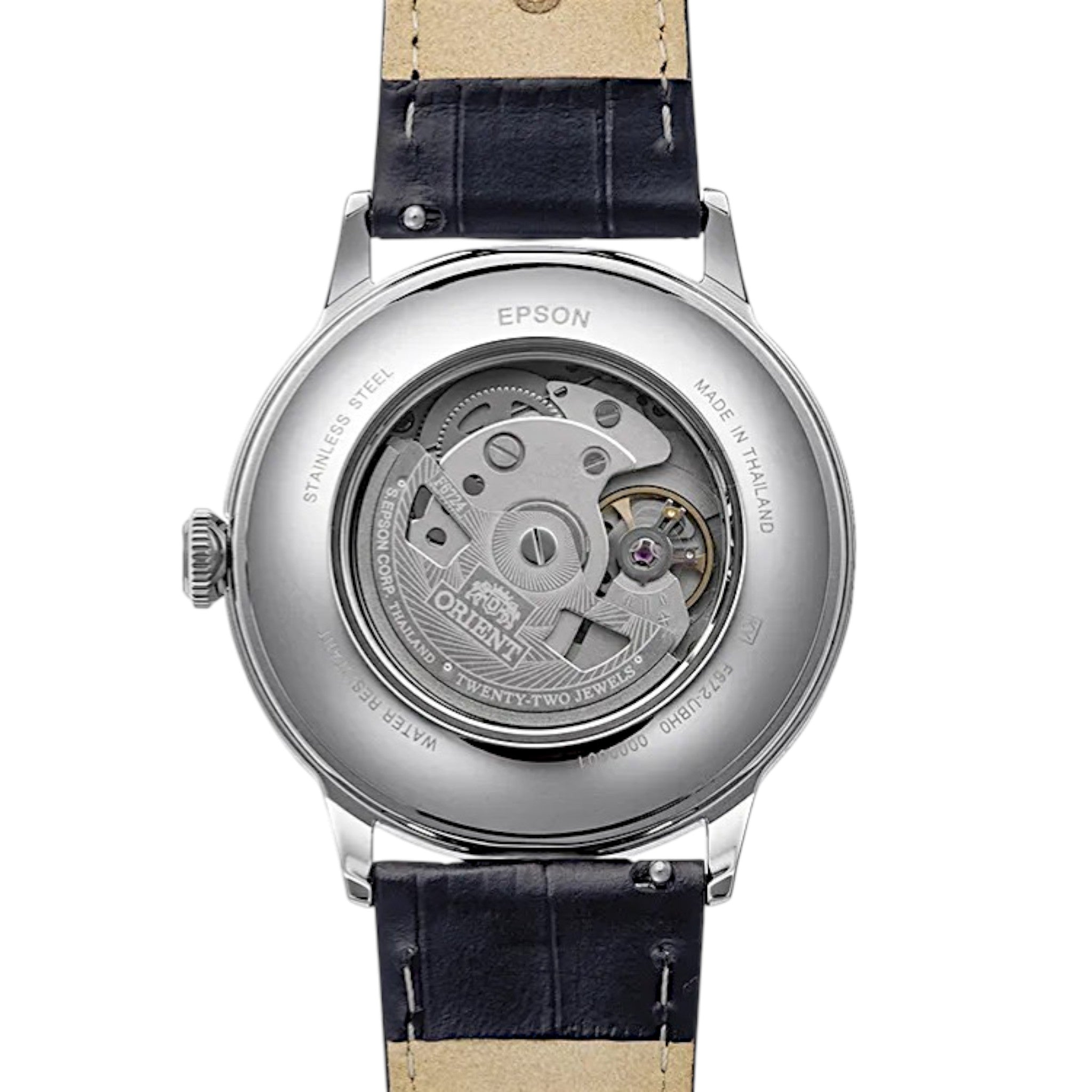 Montre Orient Bambino Arabic Dial Homme RA-AC0038S30B Blanc Automatique