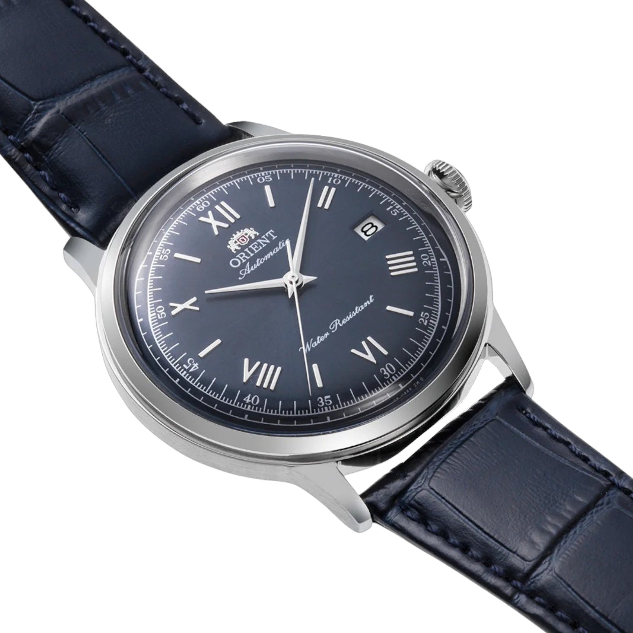 Orient Bambino V2 RA-AC0024L30B Automatic Blue Leather Watch