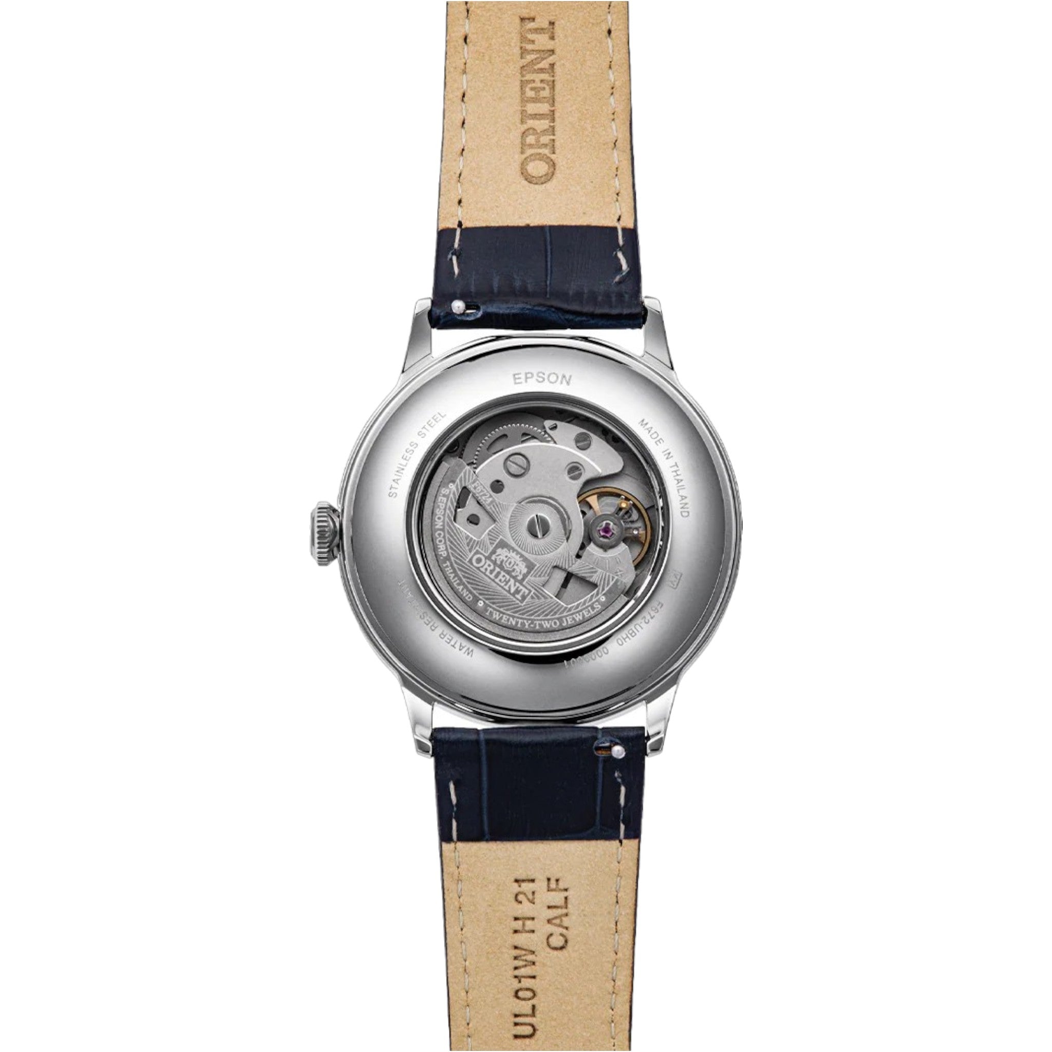 Orient Bambino V2 RA-AC0024L30B Automatic Blue Leather Watch