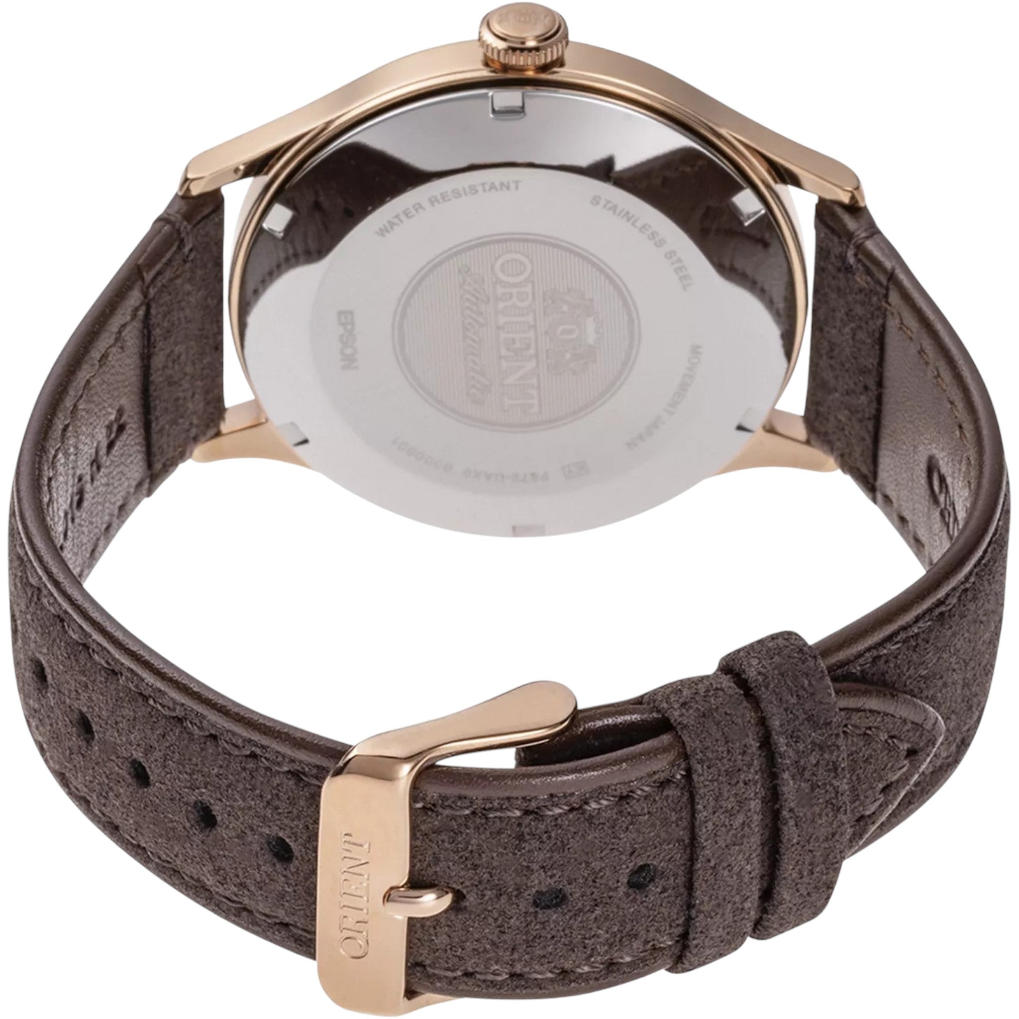 Orient Bambino V4 RA-AC0P04Y10B Automatic Brown Leather Watch