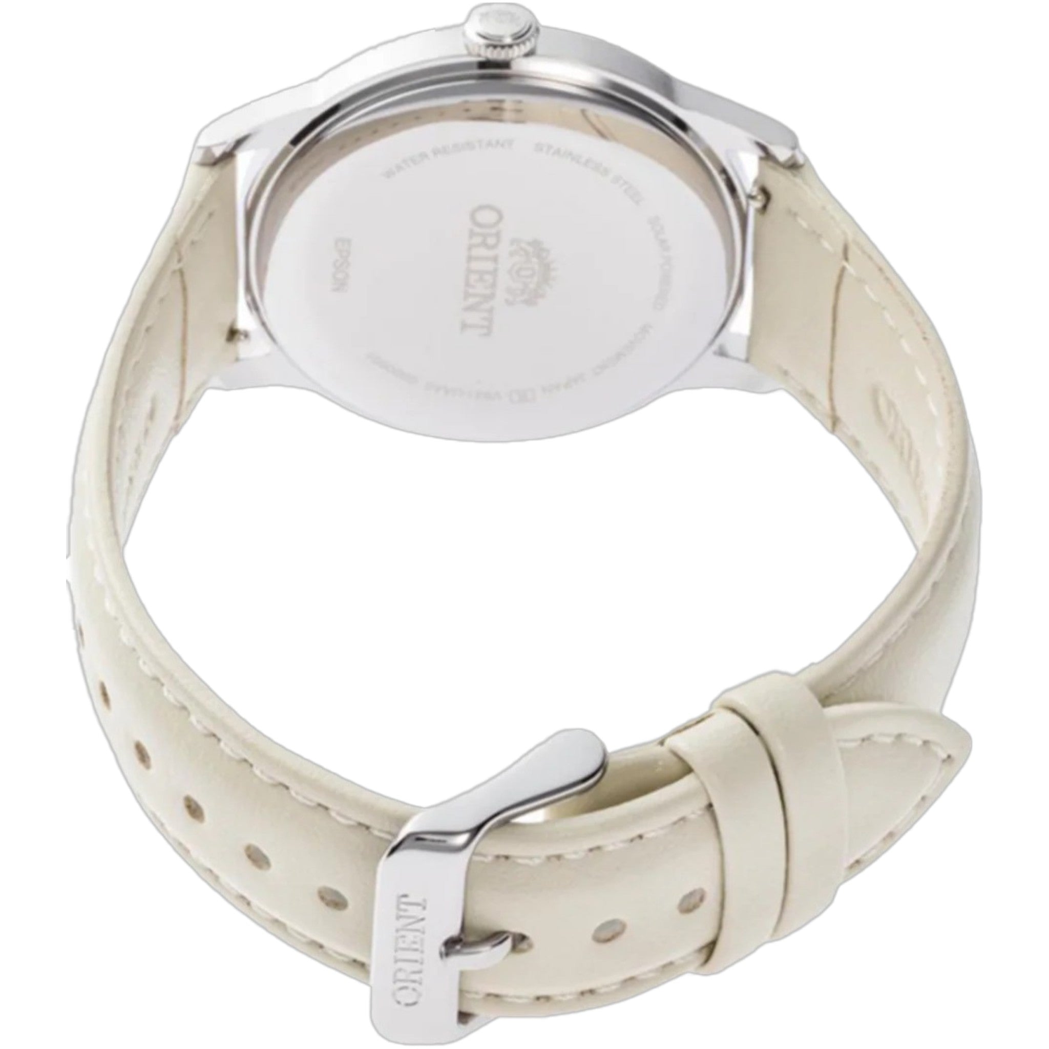 Orient Bambino RA-WK0002E10B Quartz Solar Light Blue Leather Watch