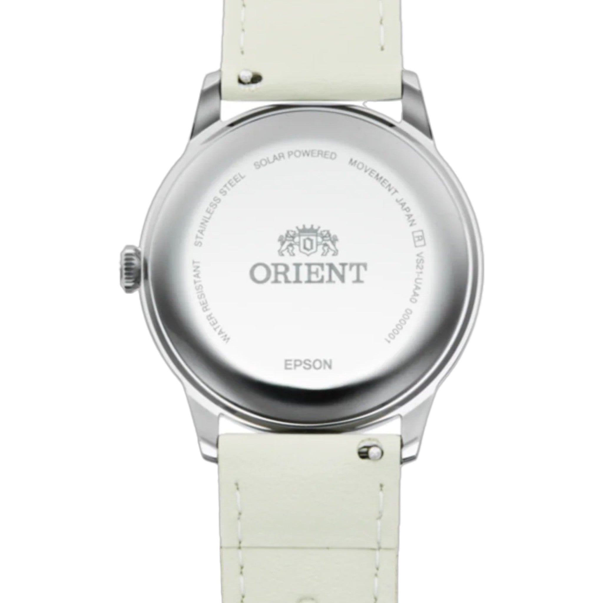 Orient Bambino RA-WK0002E10B Quartz Solar Light Blue Leather Watch