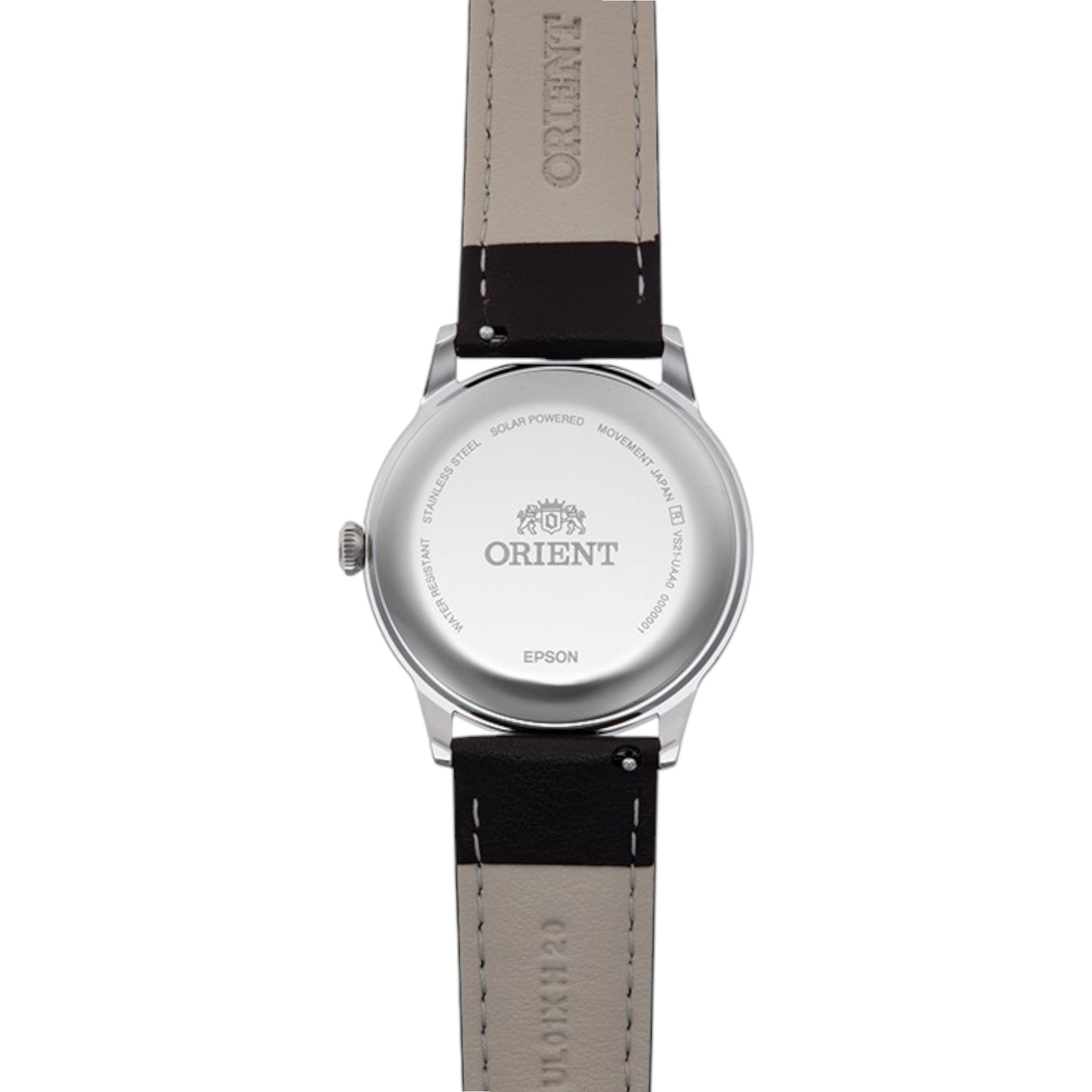 Orient Bambino RA-WK0003G10B Quartz Solar Ivory Leather Watch