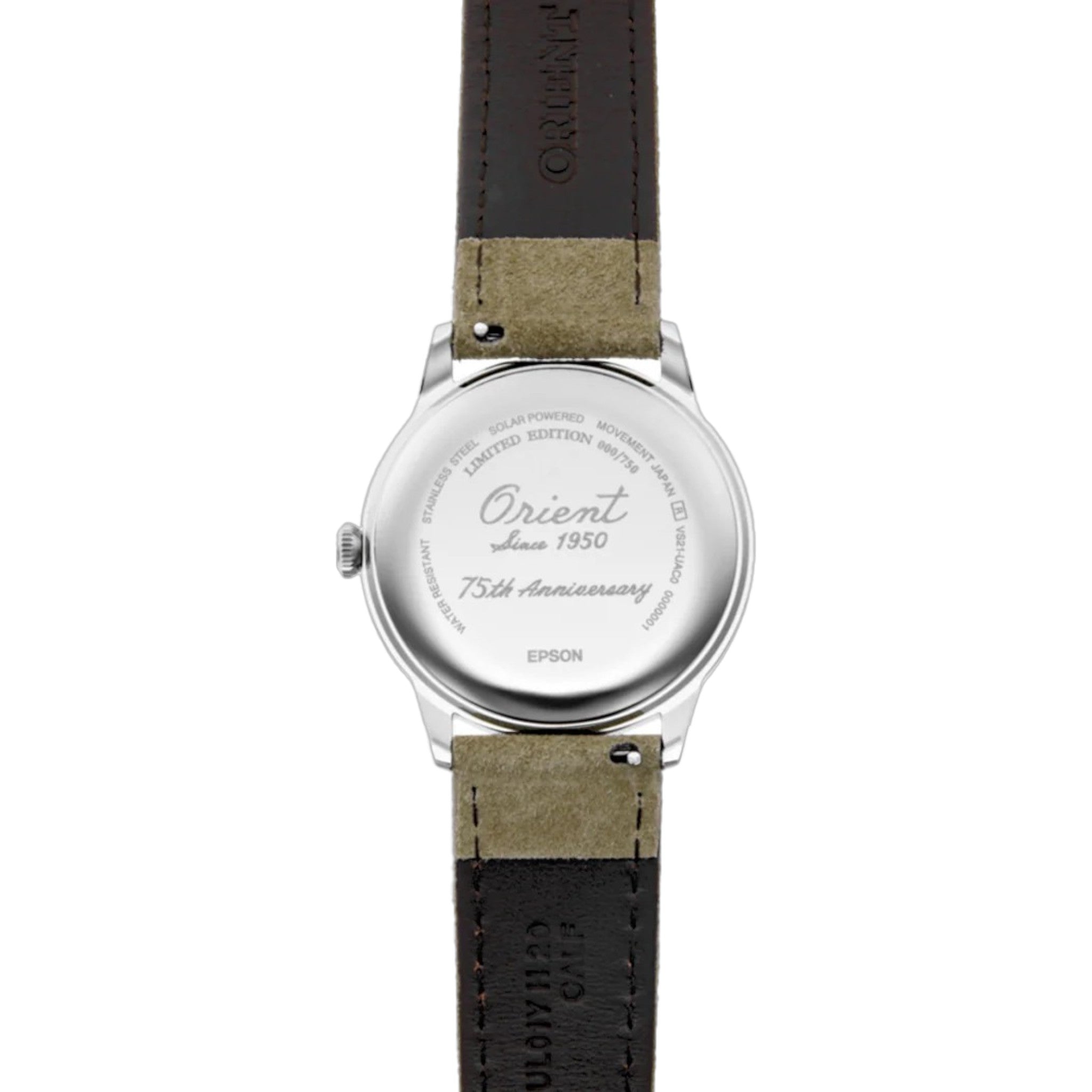 Orient Bambino RA-WK0006S10B Quartz Solar Limited Edition 75th Anniversary Watch White