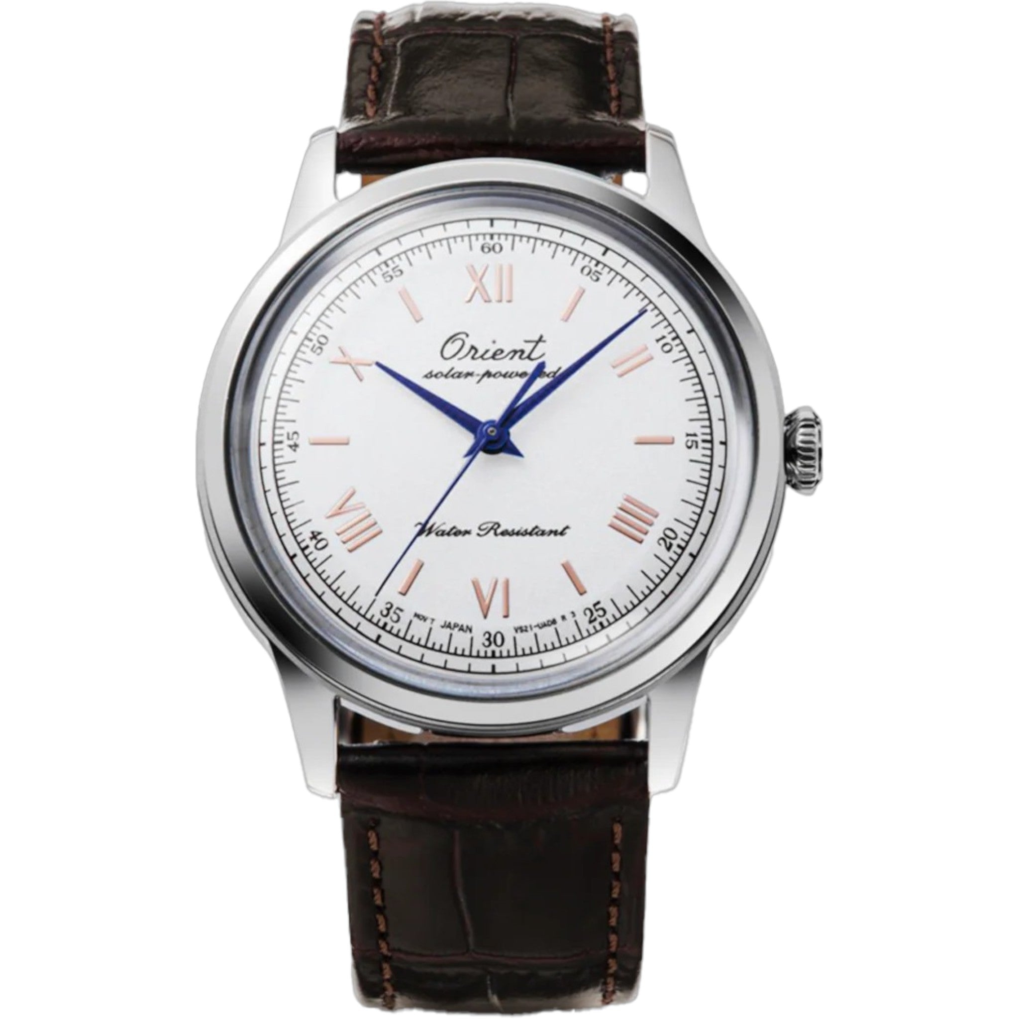 Orient Bambino RA-WK0006S10B Quartz Solar Limited Edition 75th Anniversary Watch White