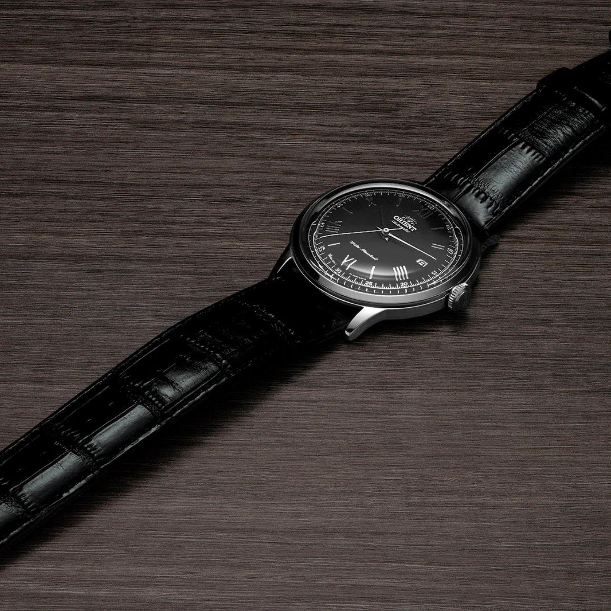 Orient Bambino V2 TAC0000AB0 Automatic Black Leather Watch