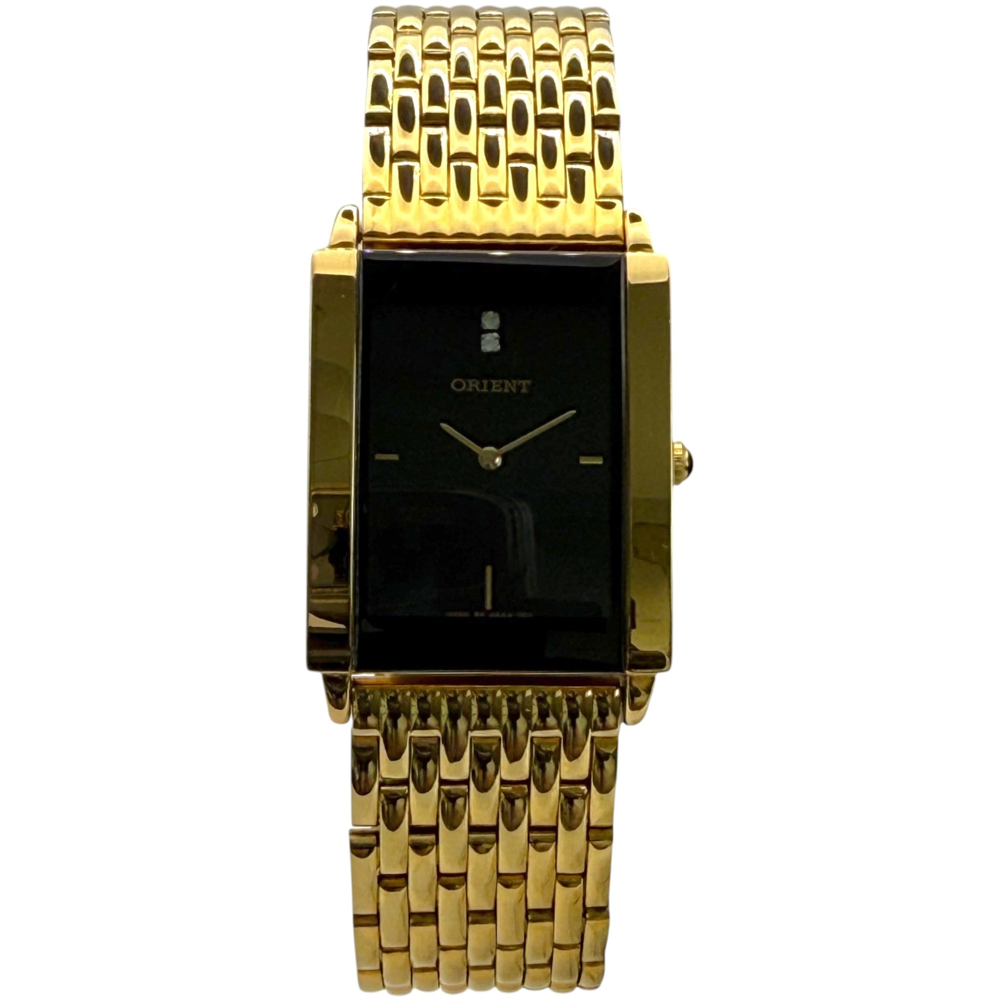 Montre Orient rectangulaire femme BUAAA00AB0 2 strass