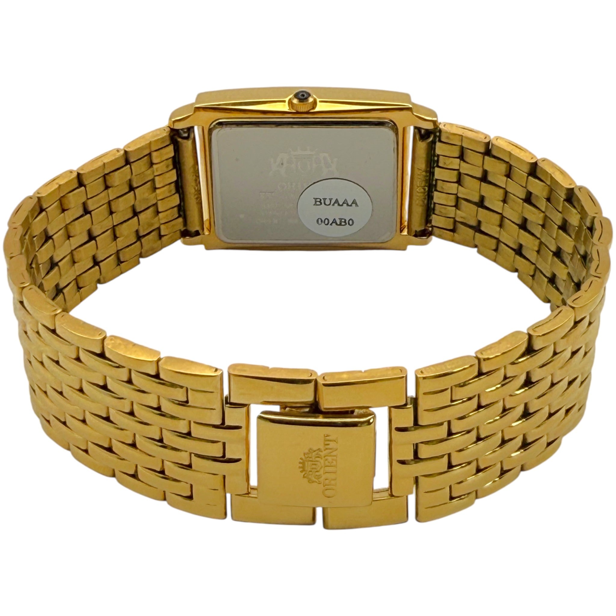 Montre Orient rectangulaire femme BUAAA00EB0 12 strass