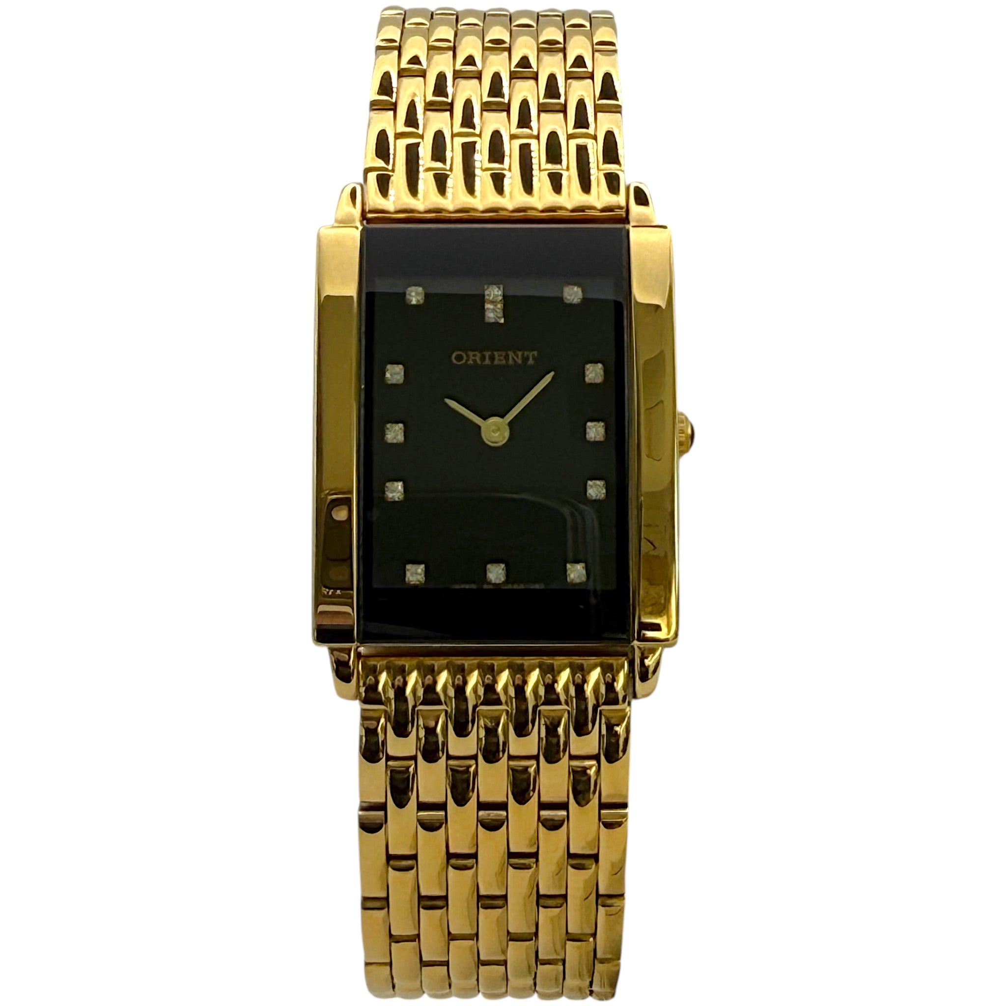 Montre Orient rectangulaire femme BUAAA00EB0 12 strass