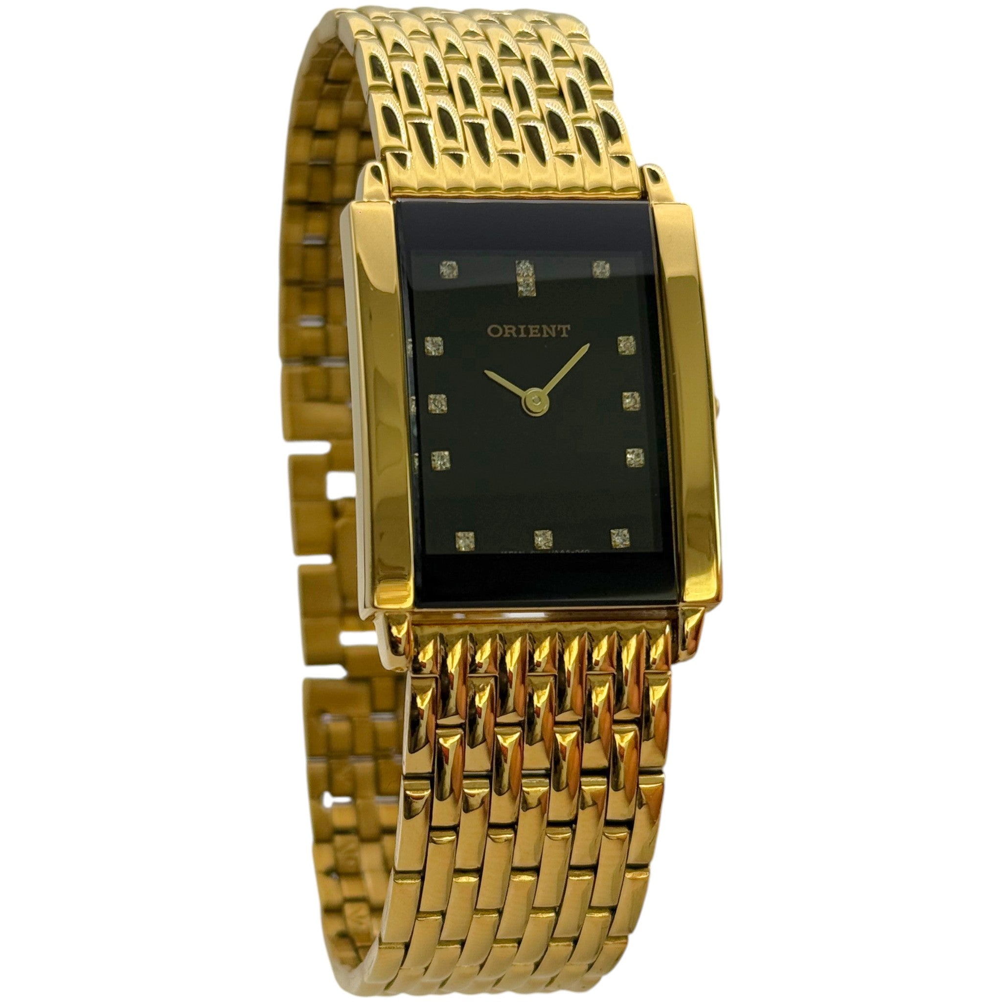 Montre Orient rectangulaire femme BUAAA00EB0 12 strass
