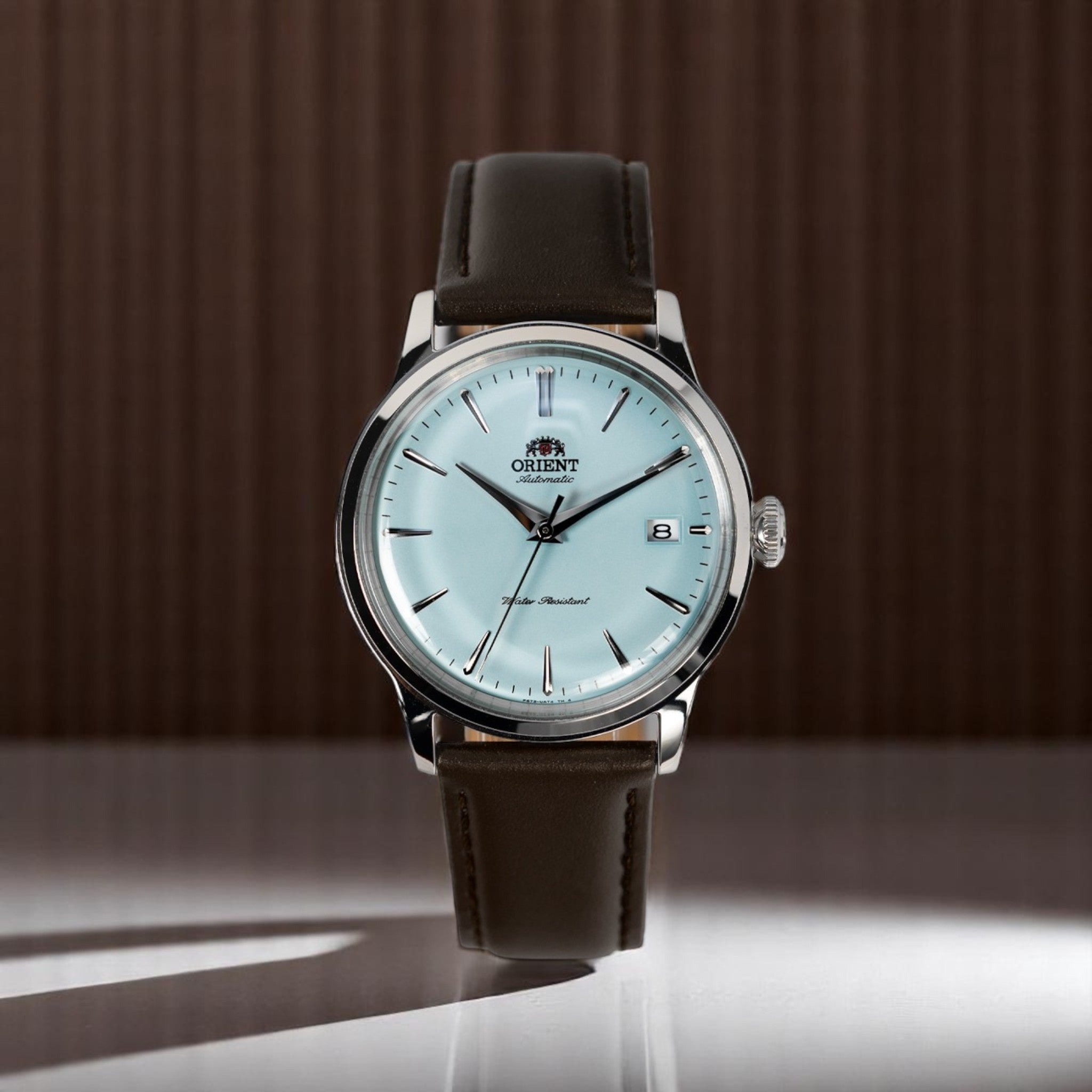 Montre Orient Bambino V7 RA-AC0M14L30B Automatique Édition Limitée Bleu Clair
