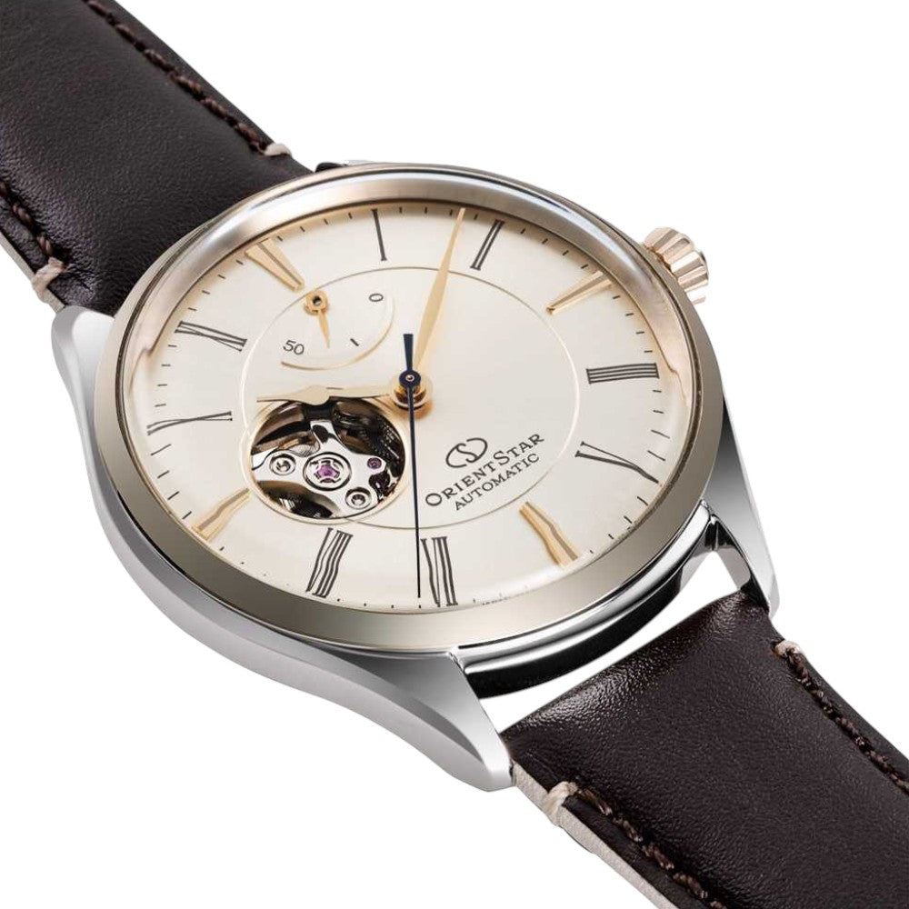 Montre Orient Star Contemporary RE-AT0201G00B Cœur ouvert Champagne Automatique