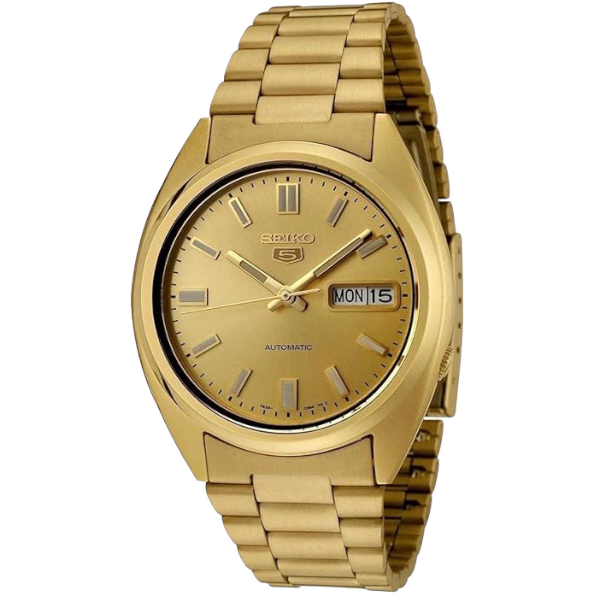 Seiko 5 SNXS80K1 Gold Automatic Watch