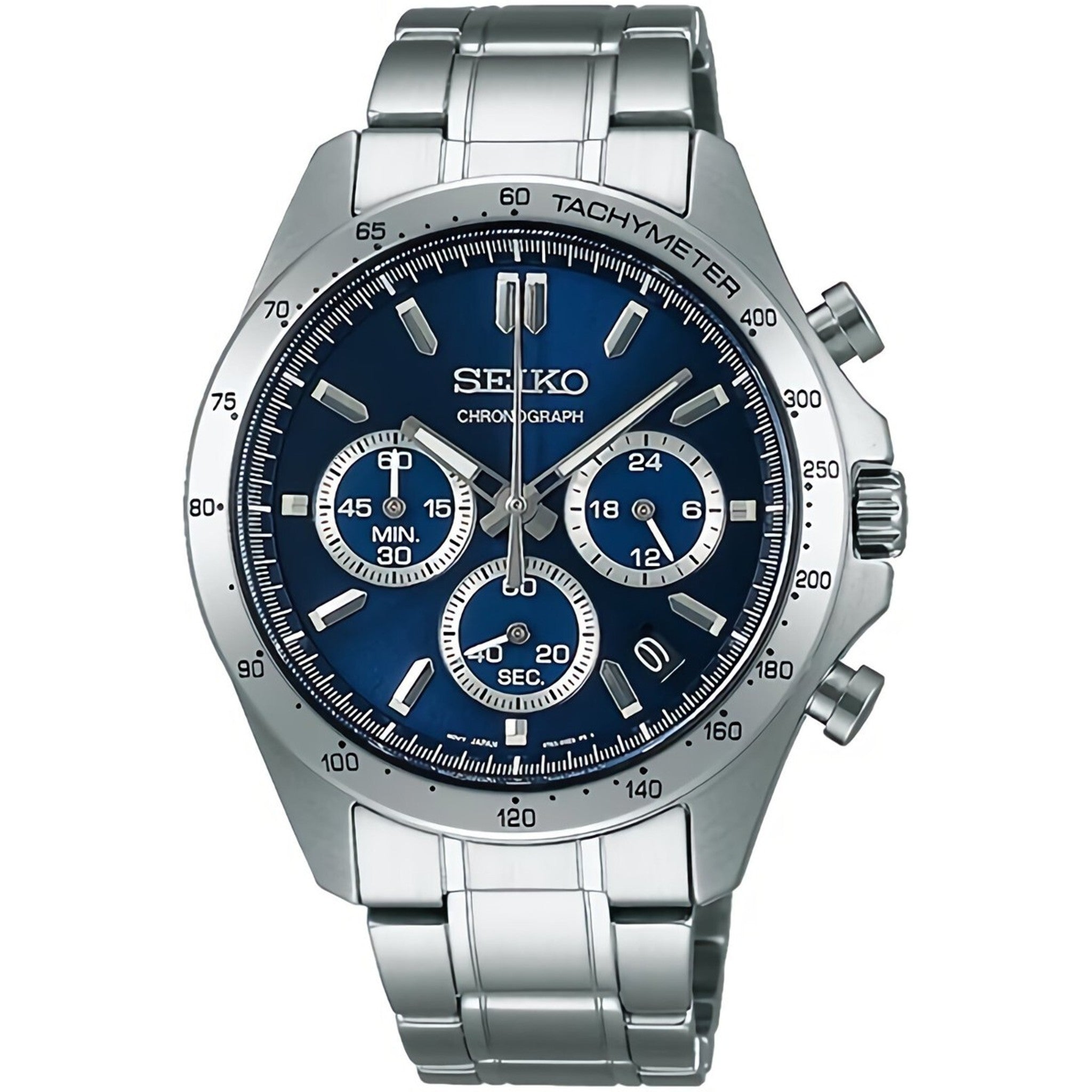 Seiko JDM Men's Quartz Watch SBTR011 Spirit Chronograph Blue
