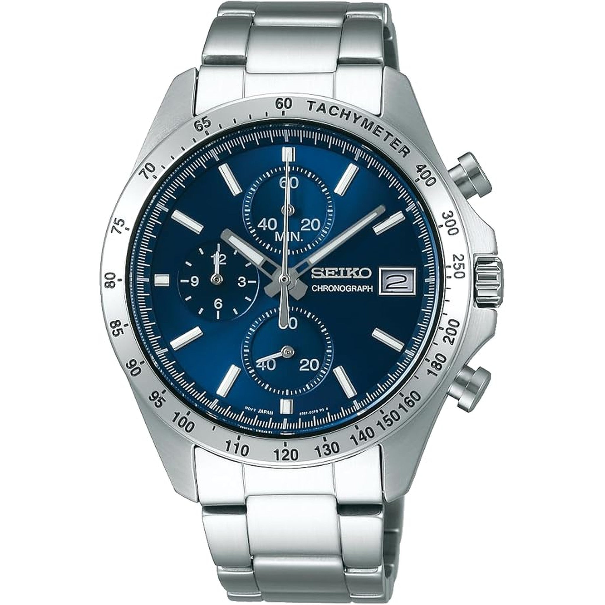 Seiko JDM Men's Quartz Watch SBTR023 Spirit Chronograph Blue