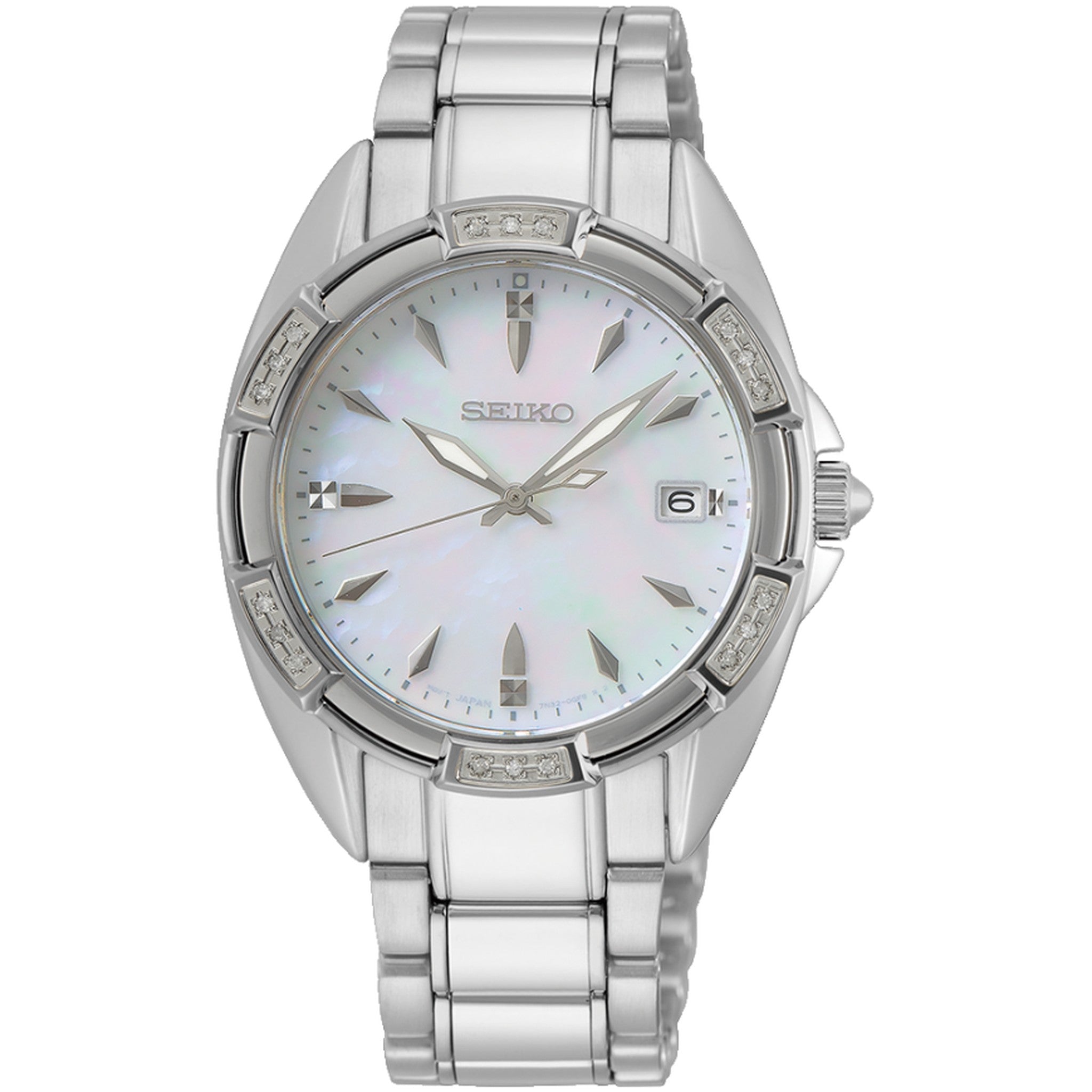 Seiko Women's Conceptual Watch SKK883P1 Mother of Pearl Diamond