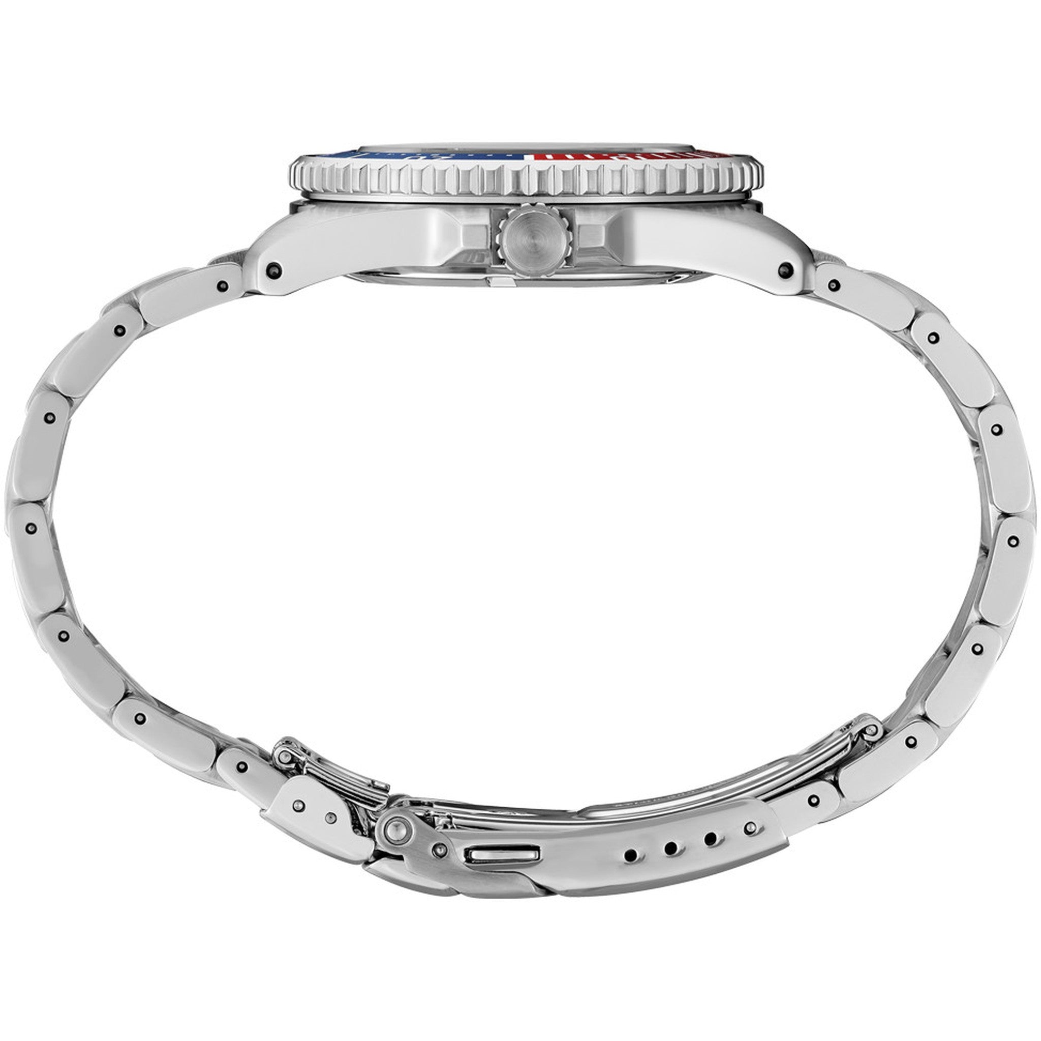 Seiko Prospex Men's Watch SNE595P1 Solar Silver Blue Red
