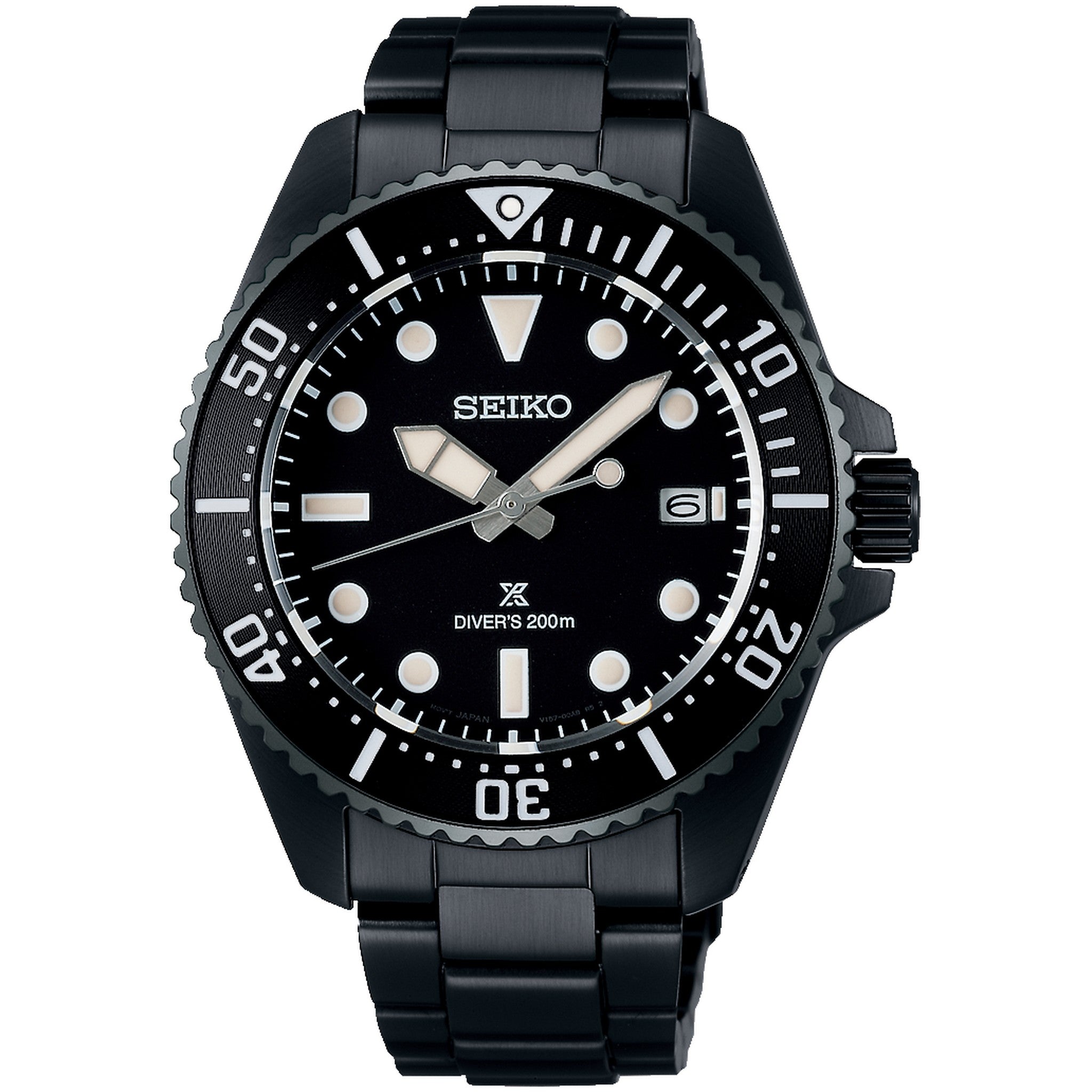 Seiko Prospex Men's Watch SNE599P1 Solar Black