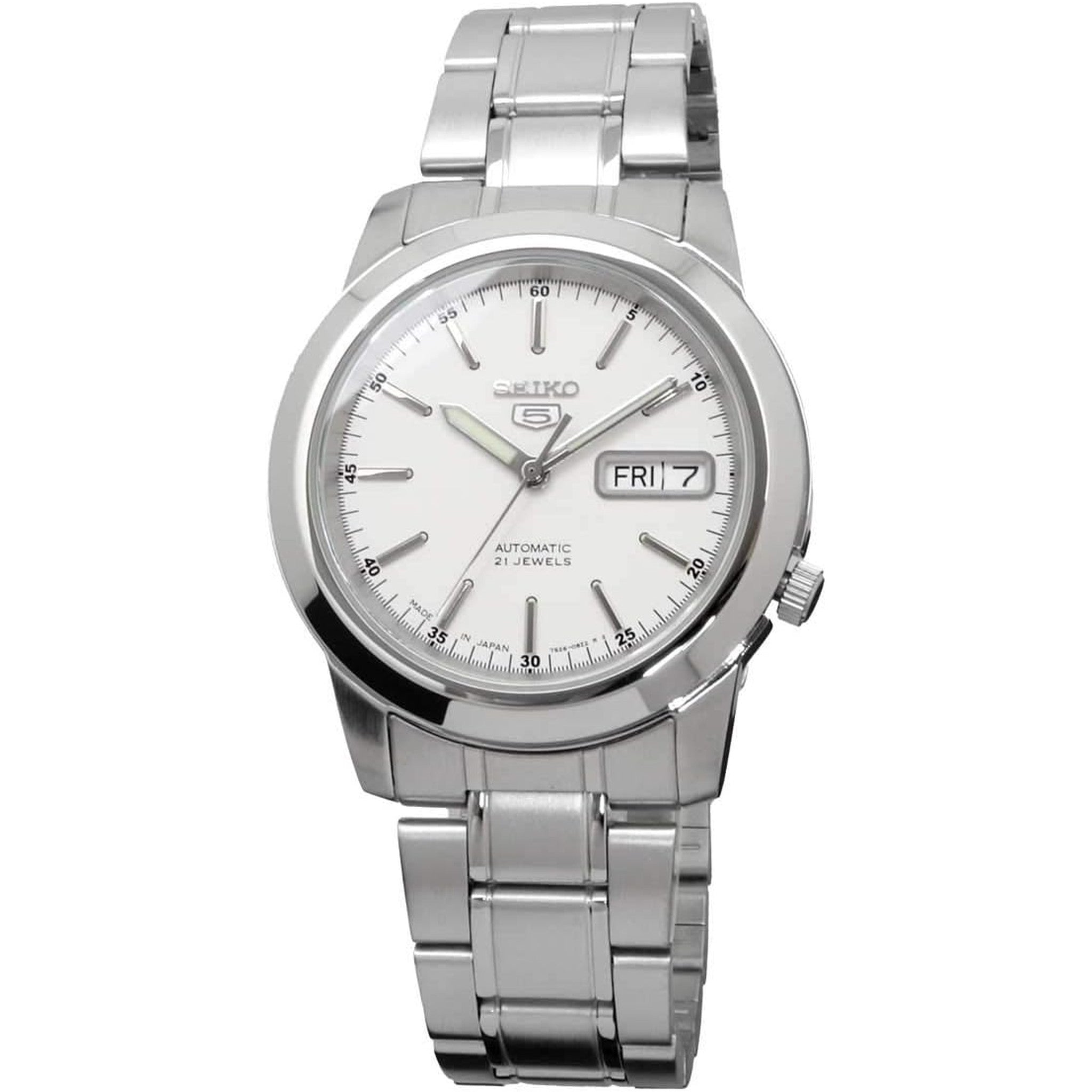 Montre Seiko 5 Homme Automatique SNKE49J1 Blanc