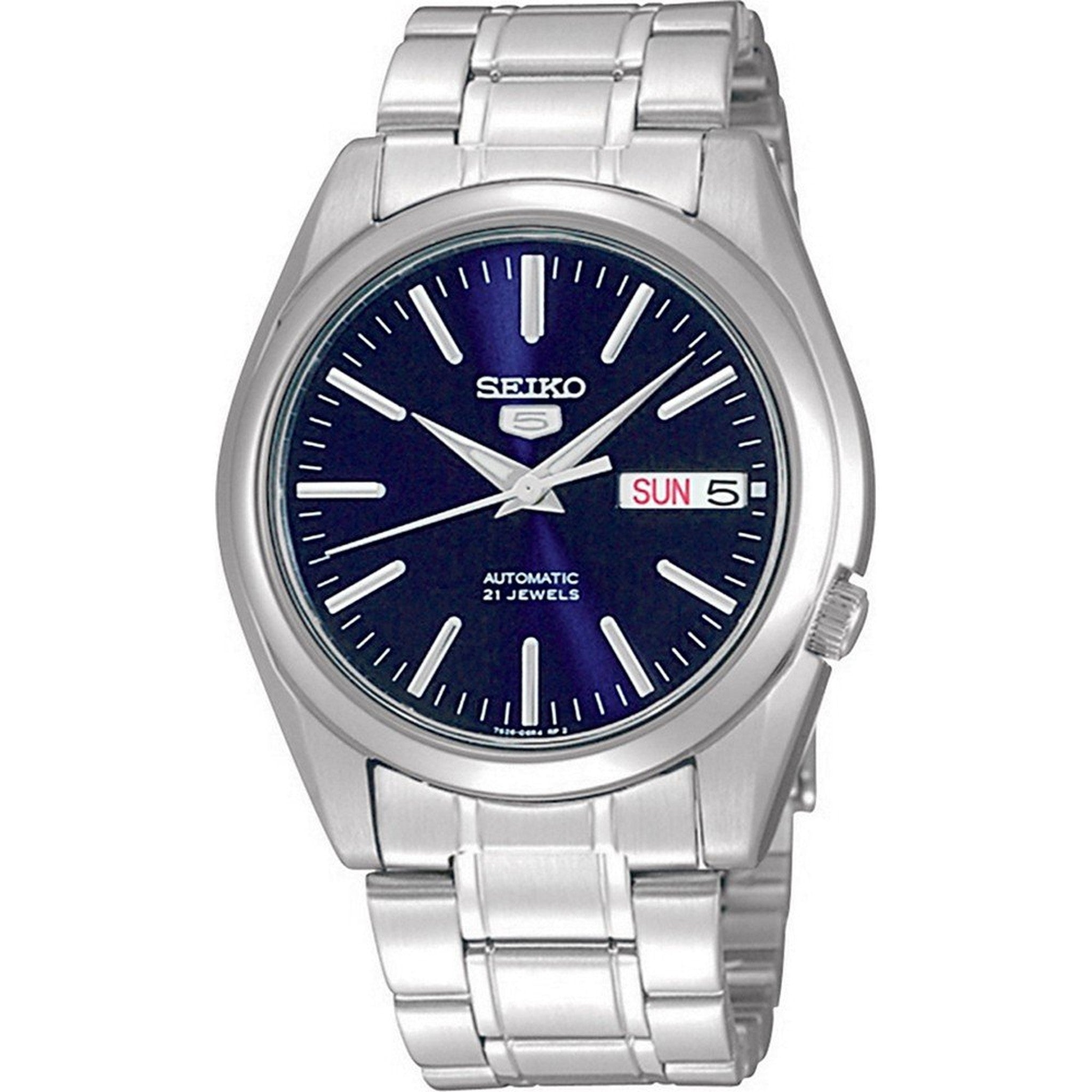 Seiko 5 Herren-Automatikuhr SNKL43K1 Blau