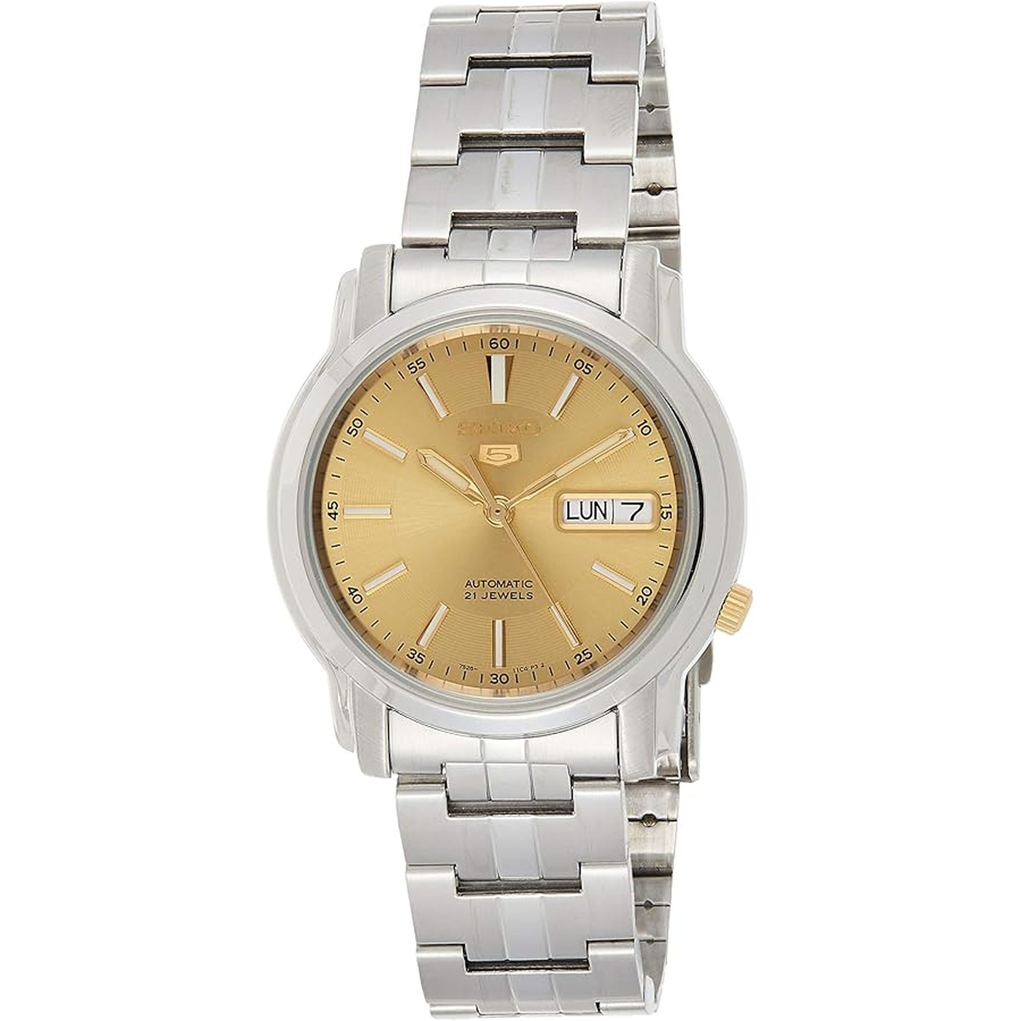 Montre Seiko 5 Homme Automatique SNKL81K1 Doré