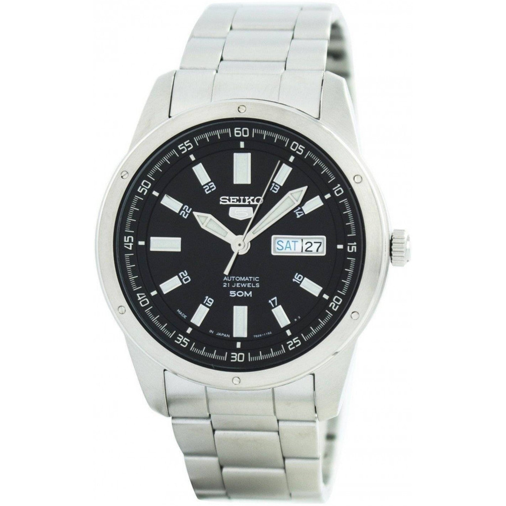Montre Seiko 5 Homme Automatique SNKN13J1 Noir