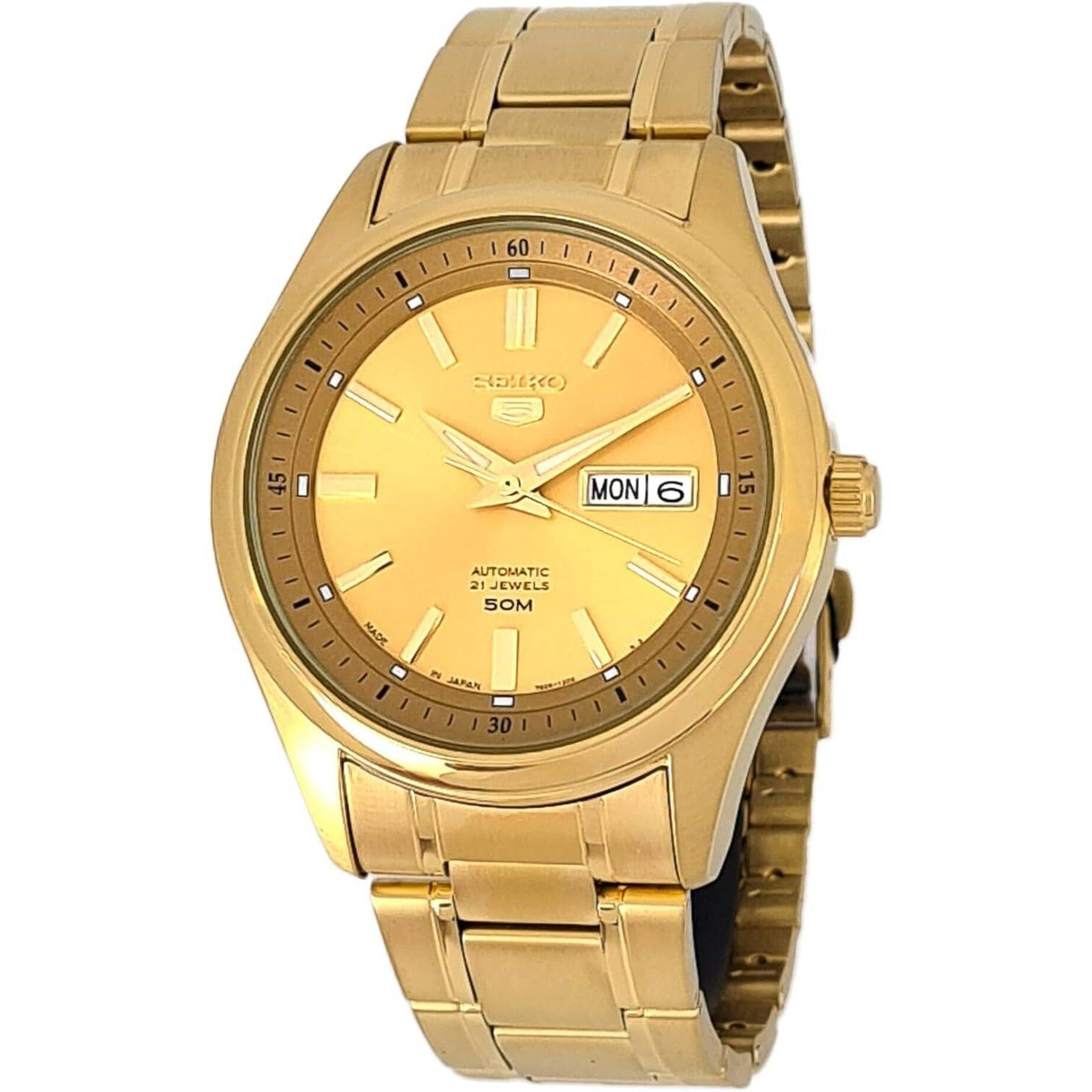 Montre Seiko 5 Homme Automatique SNKN96J1 Doré